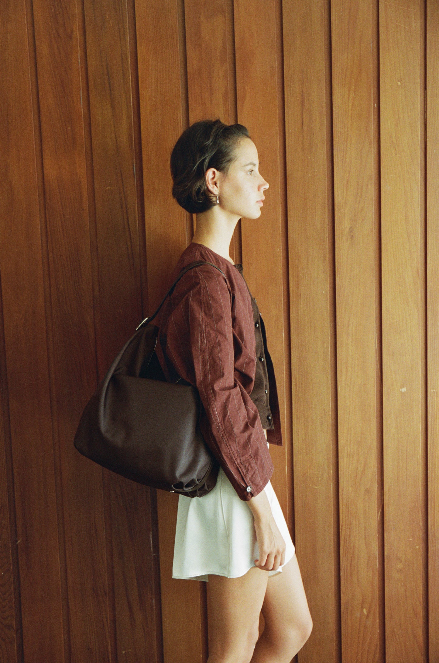 SAC CANOT TOILE BROWN