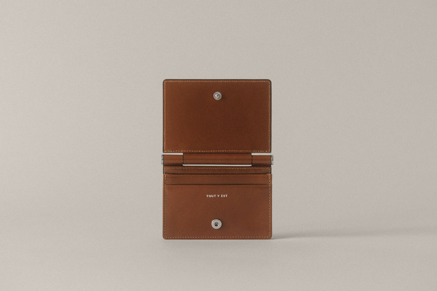 PORTE CARTES DE VISITE PAUMELLE TAN