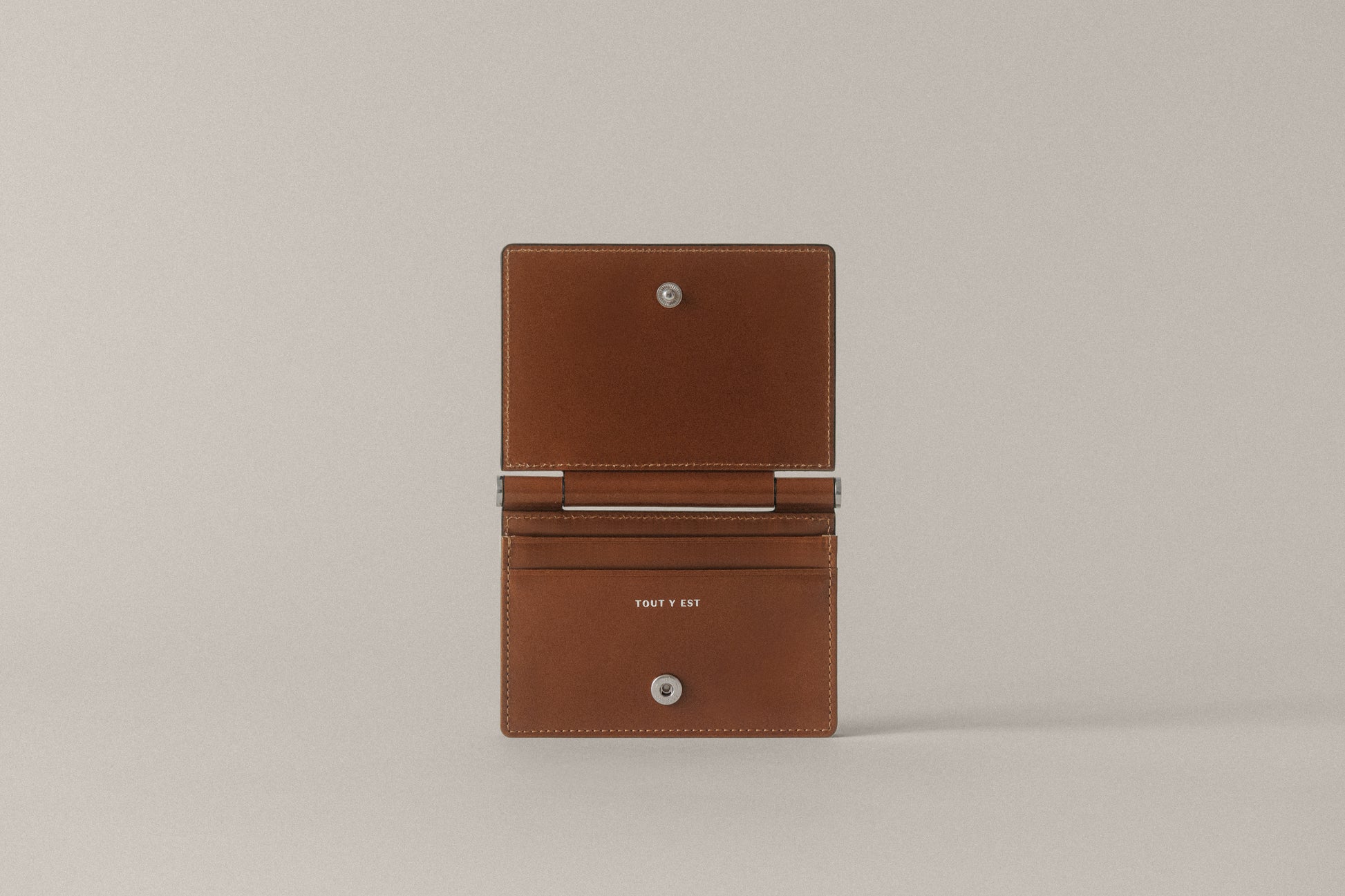 PORTE CARTES DE VISITE PAUMELLE TAN