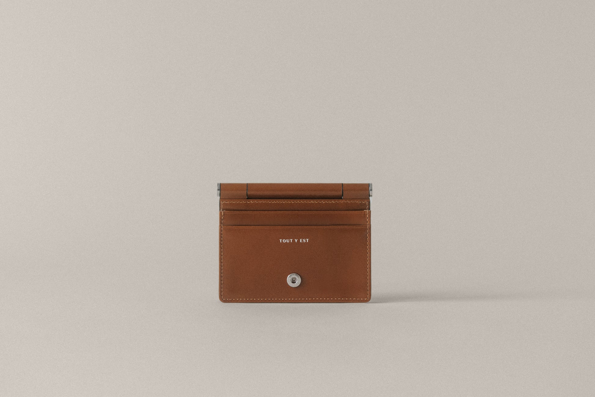 PORTE CARTES DE VISITE PAUMELLE TAN