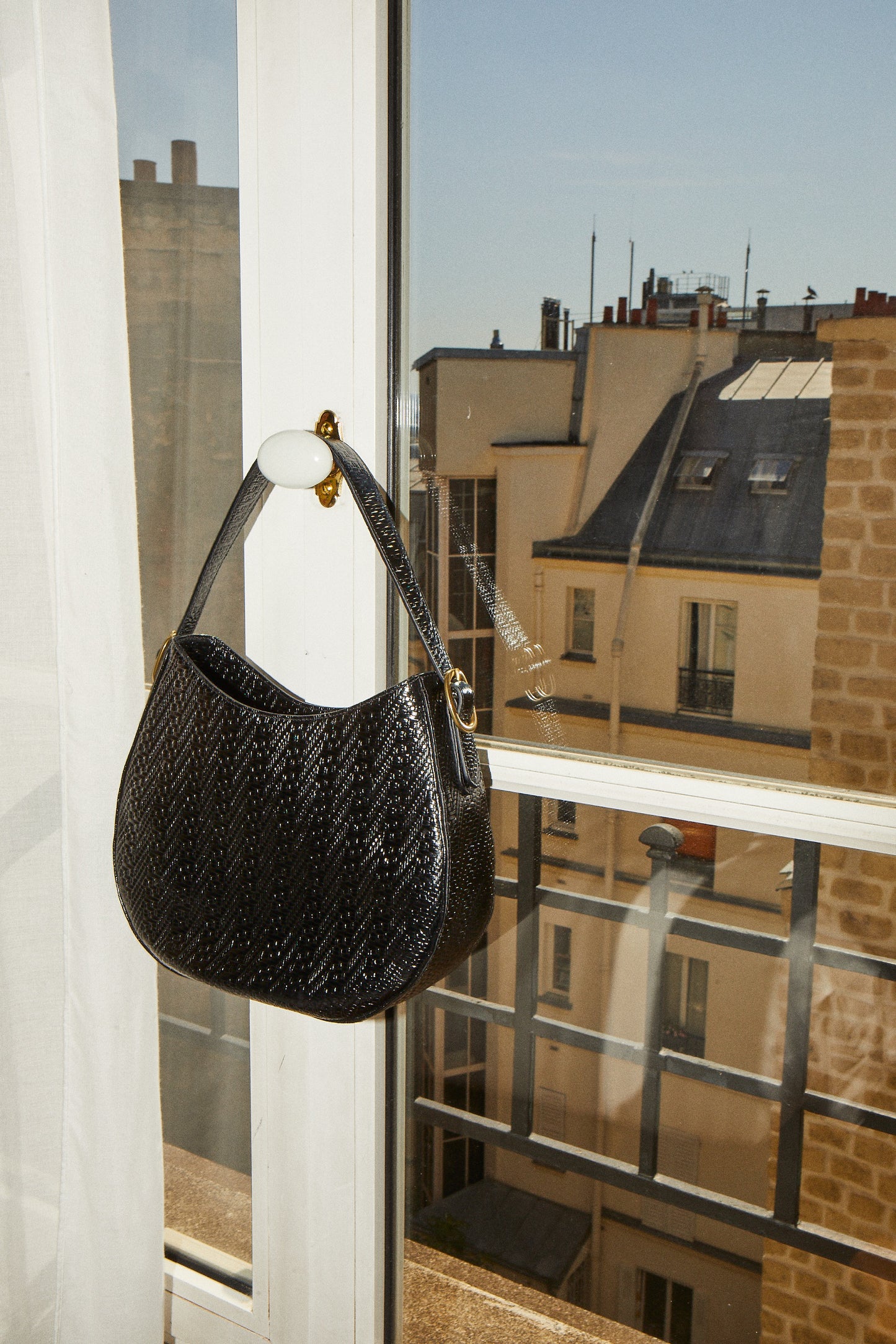 SAC CANOT SMALL KILIM BLACK