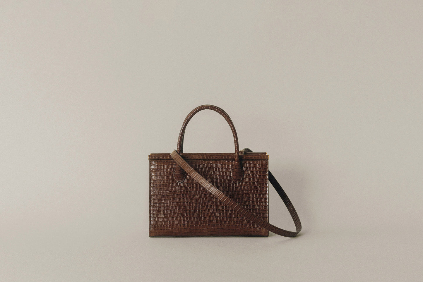 SAC PARALLÈLE MINI LIZARD CHOCOLATE
