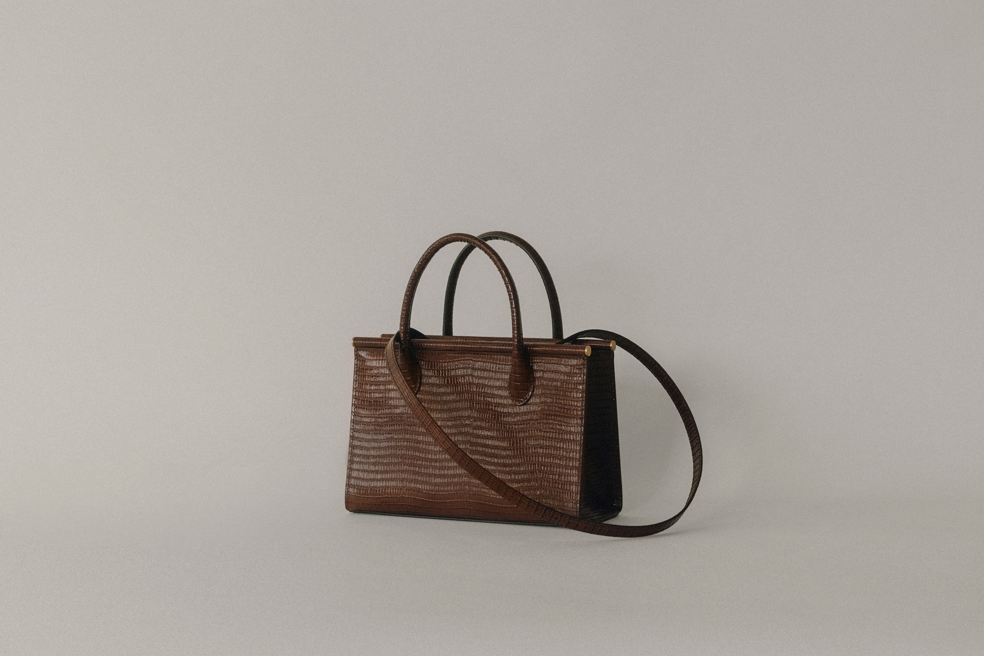 SAC PARALLÈLE MINI LIZARD CHOCOLATE