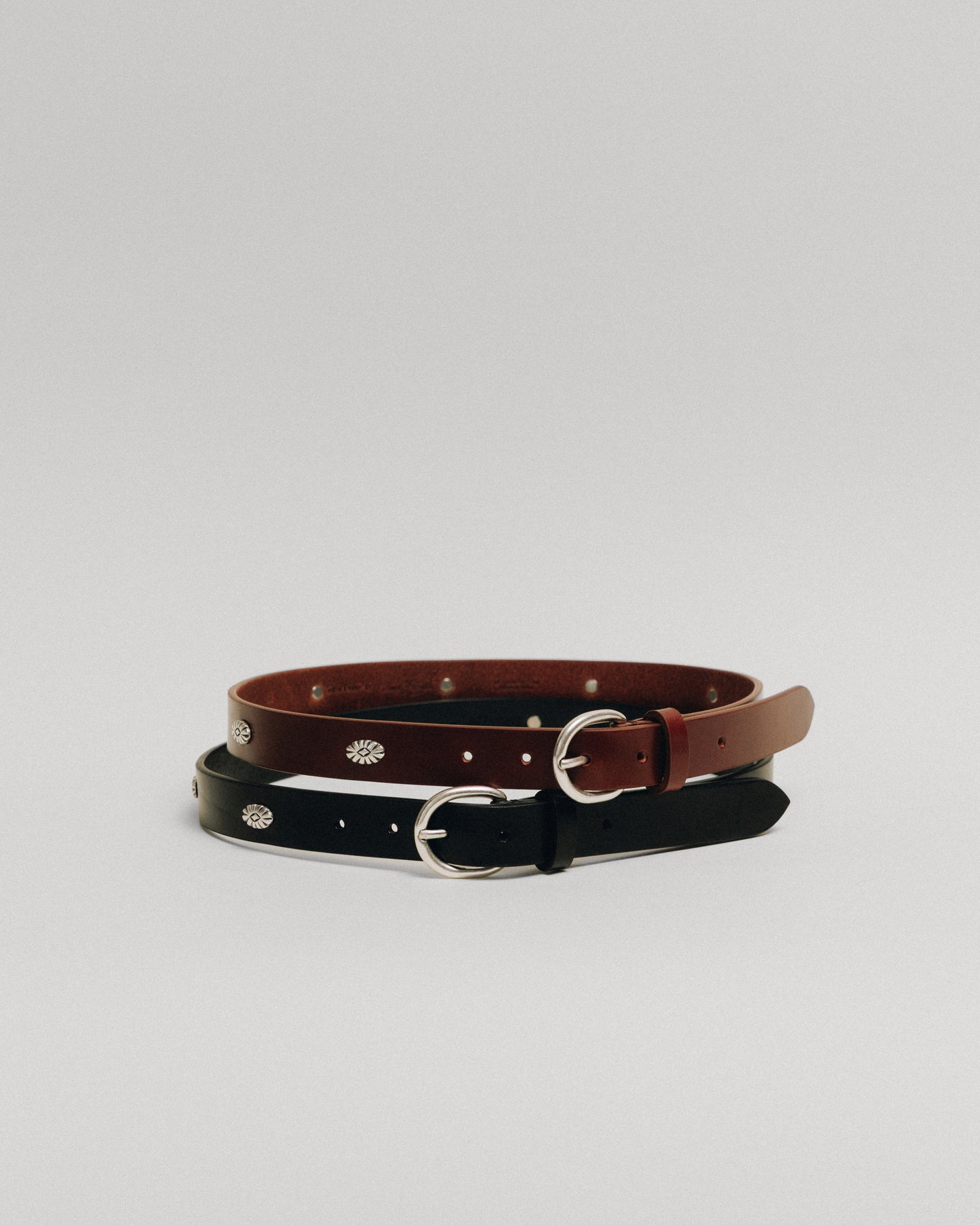 CEINTURE CLOUTÉE TAN