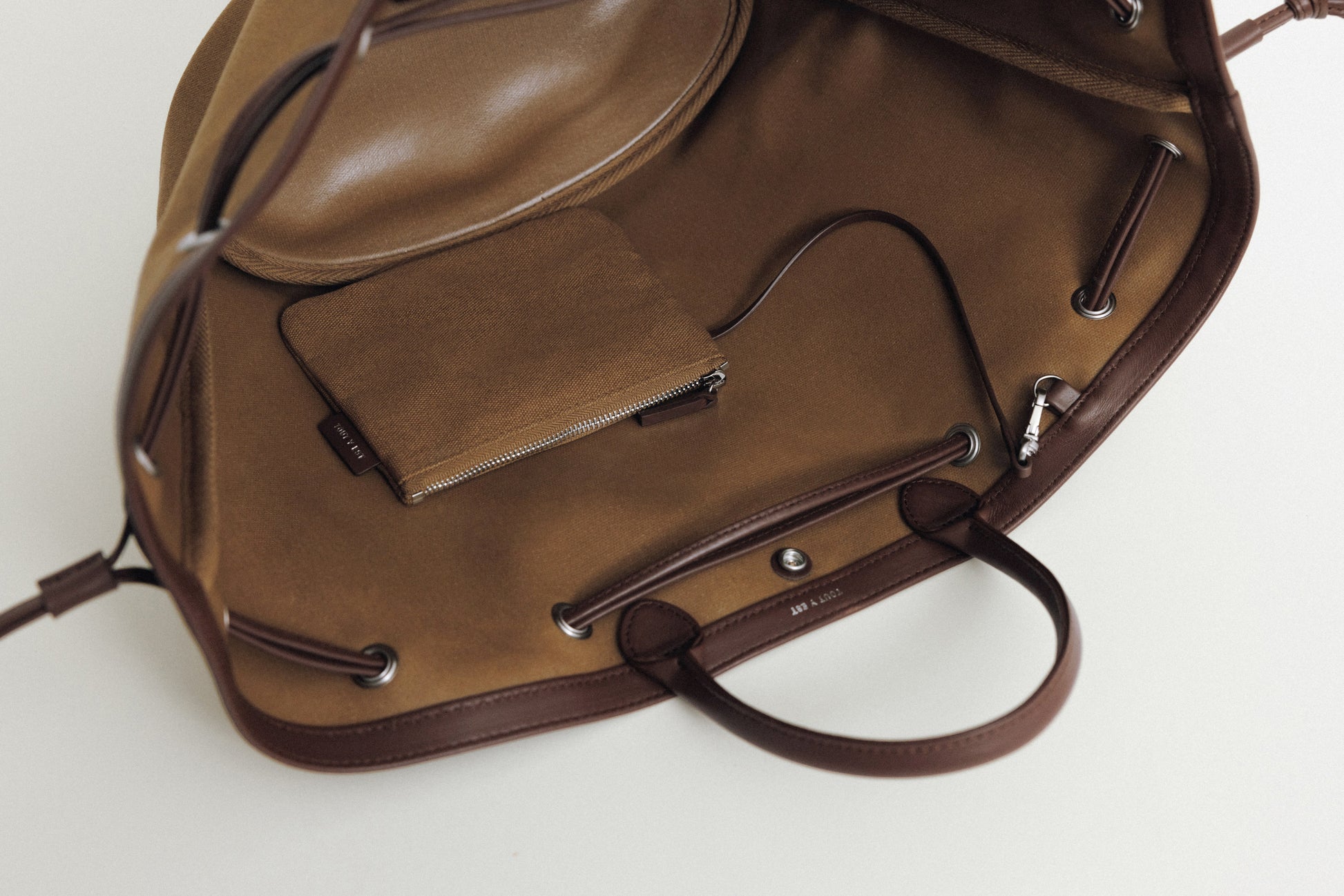 SAC COQUILLE SMALL TAN