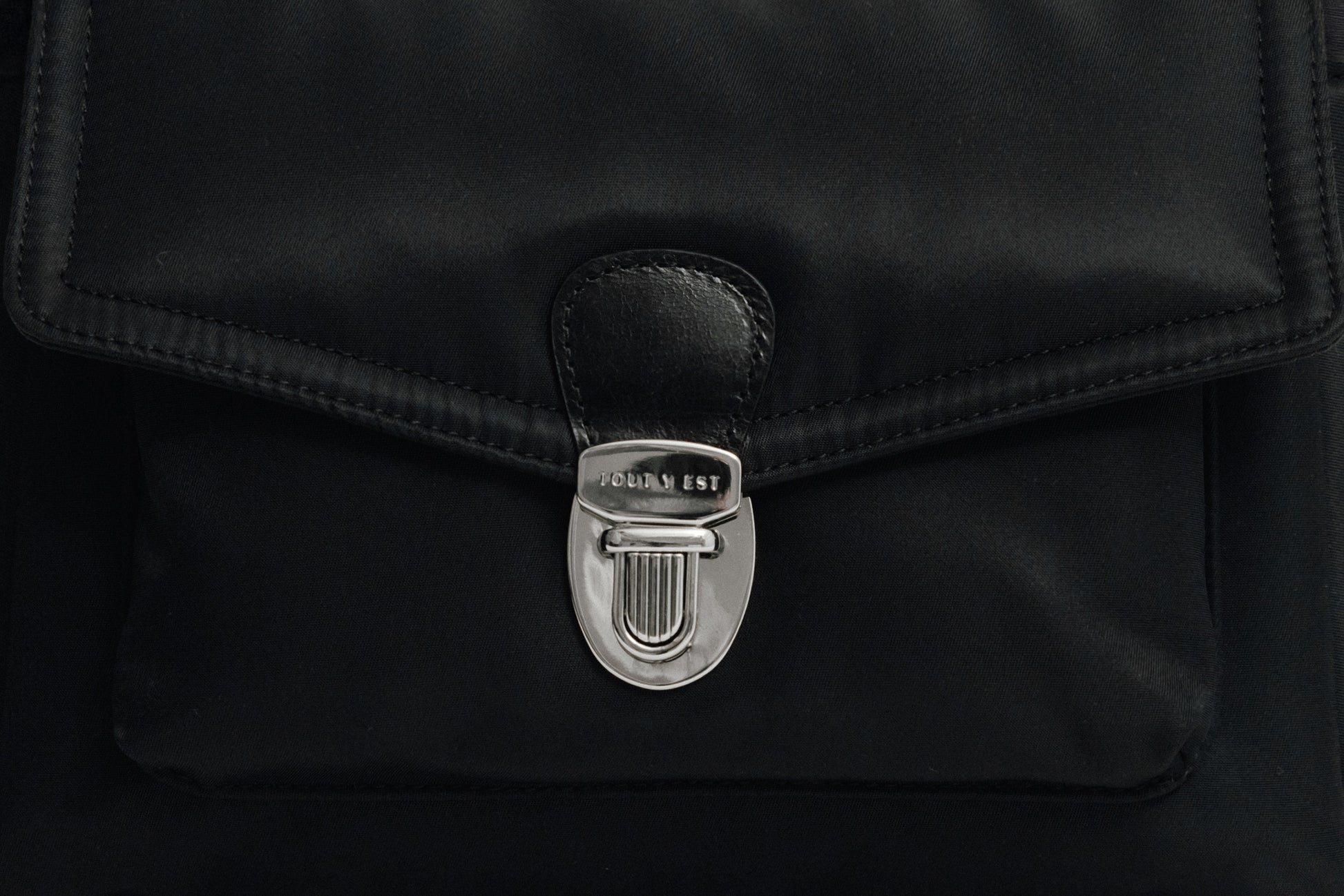 SAC VOLET TOILE SMALL BLACK