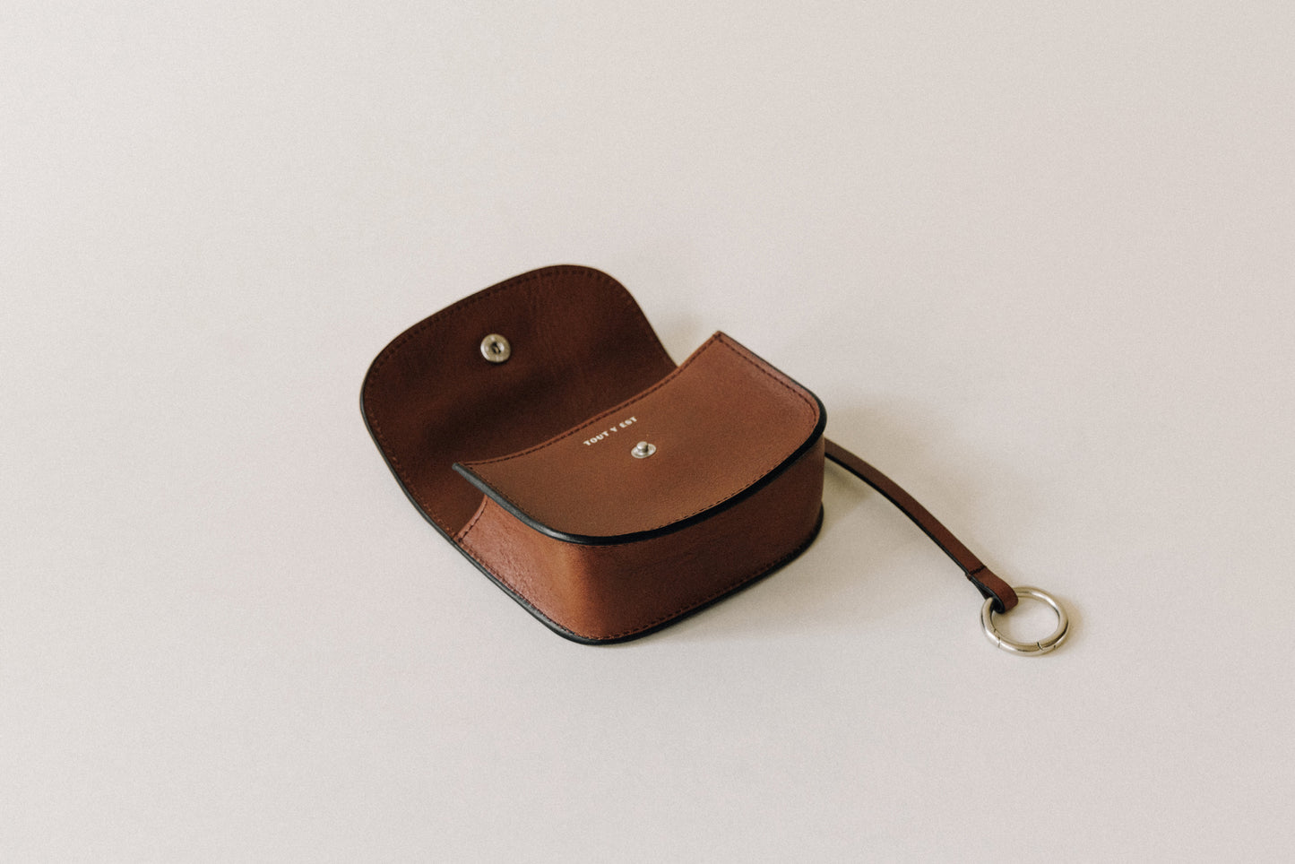 POCHETTE CLÉS SABOT TAN