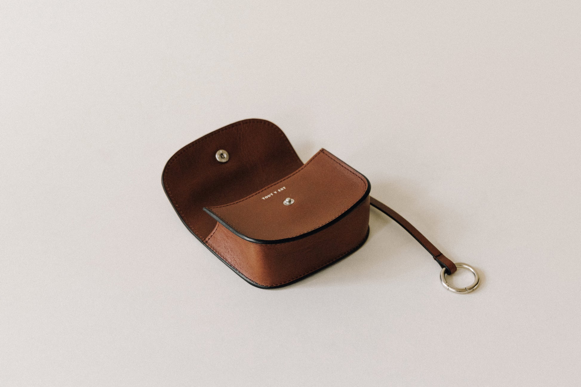 POCHETTE CLÉS SABOT TAN