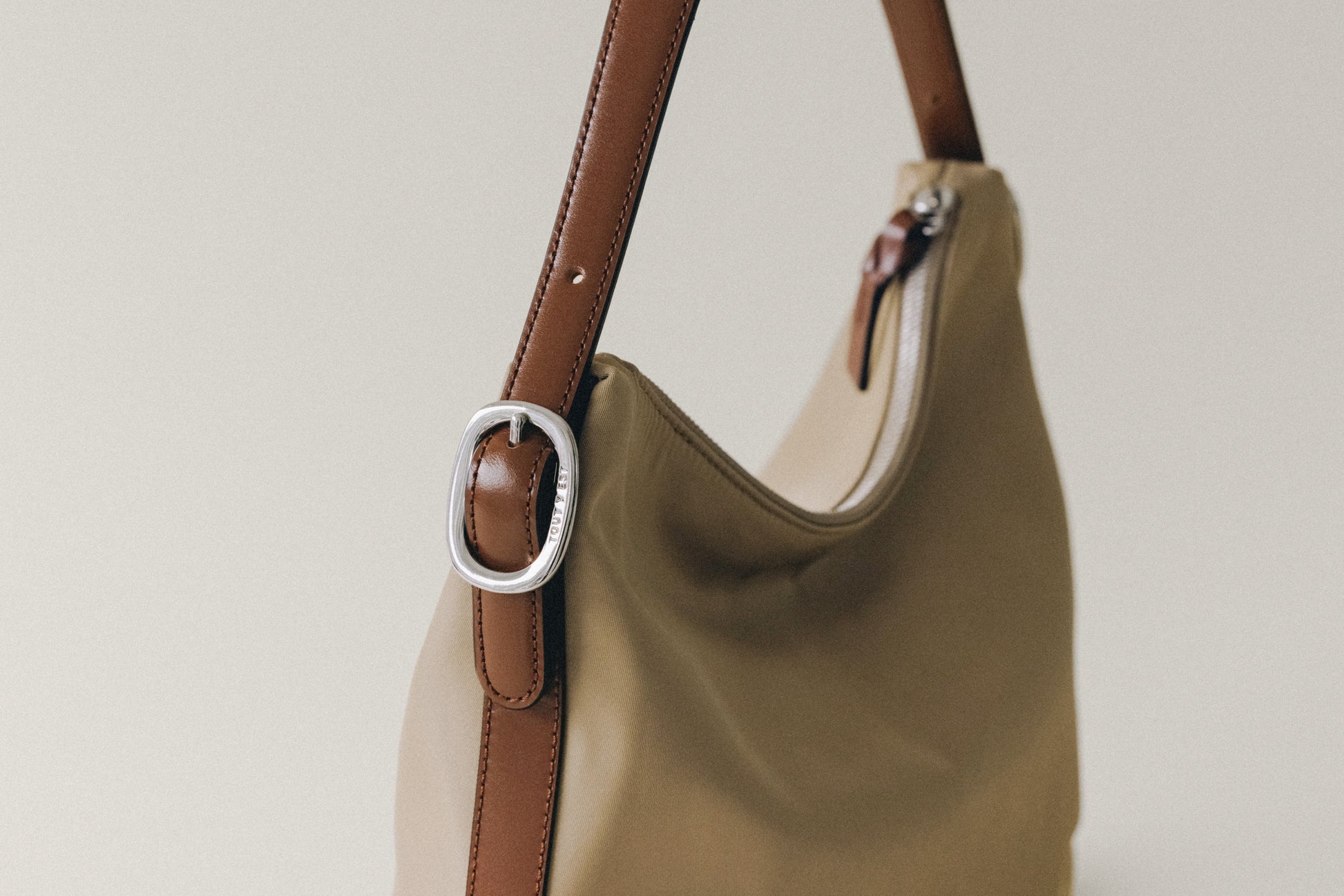 SAC CANOT TOILE SMALL BEIGE