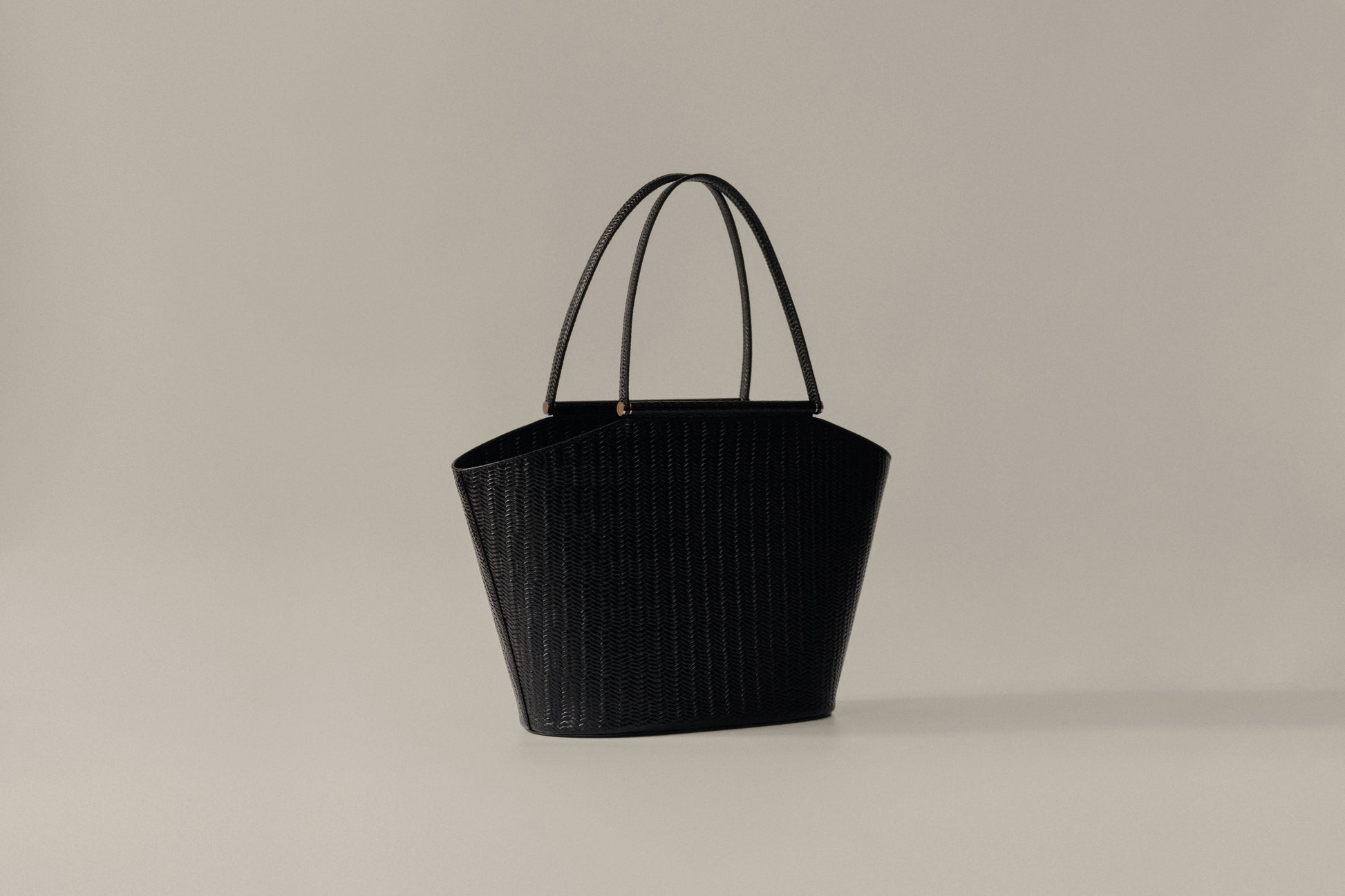 SAC ÉTIRÉ WEAVE BLACK