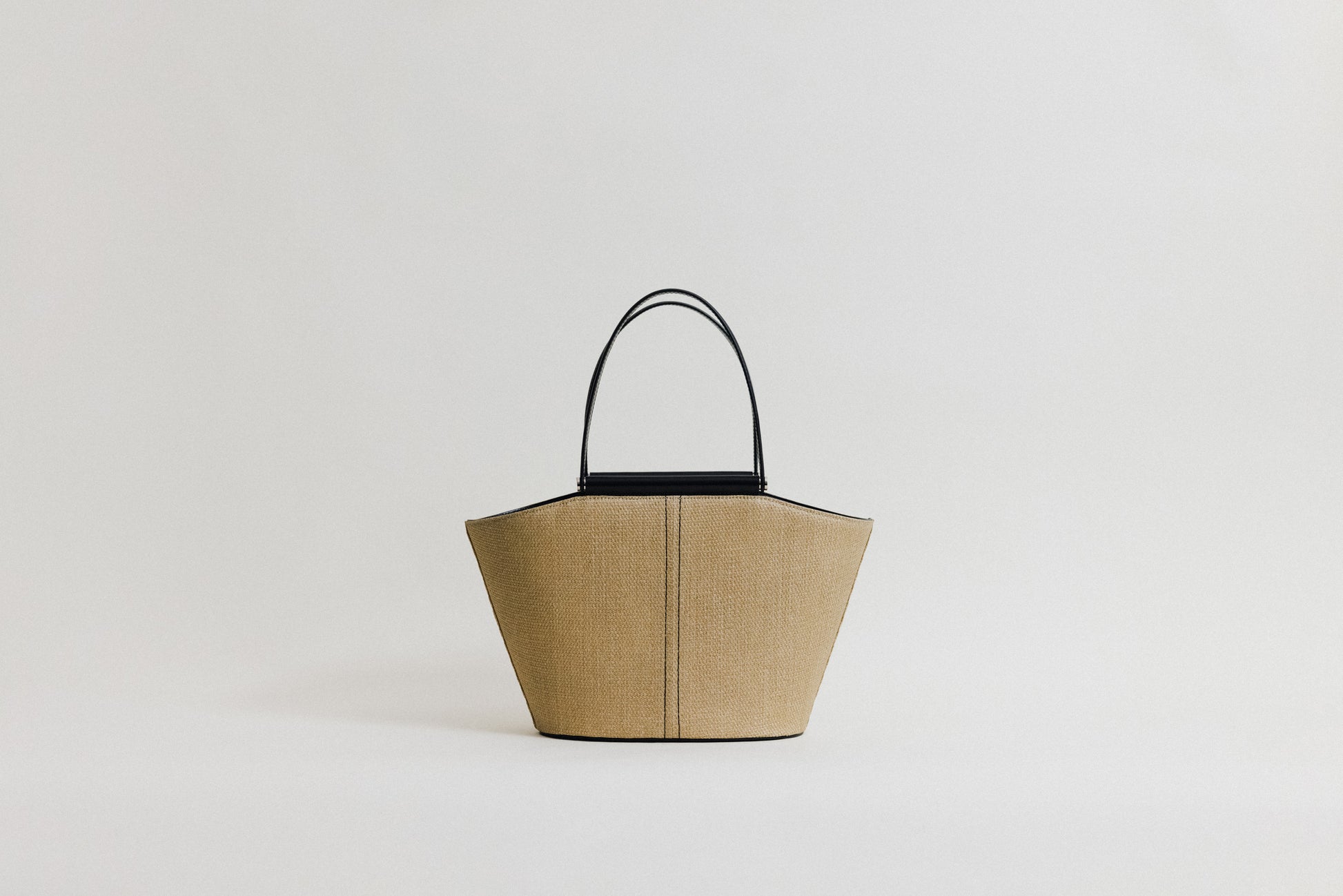 SAC ÉTIRÉ RATTAN SMALL IVORY