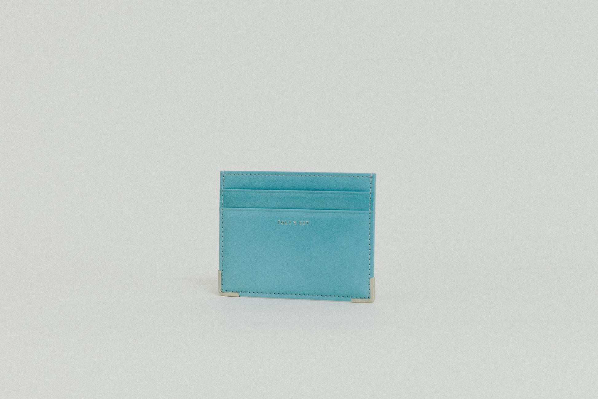 PORTE CARTES ANGLES TURQUOISE