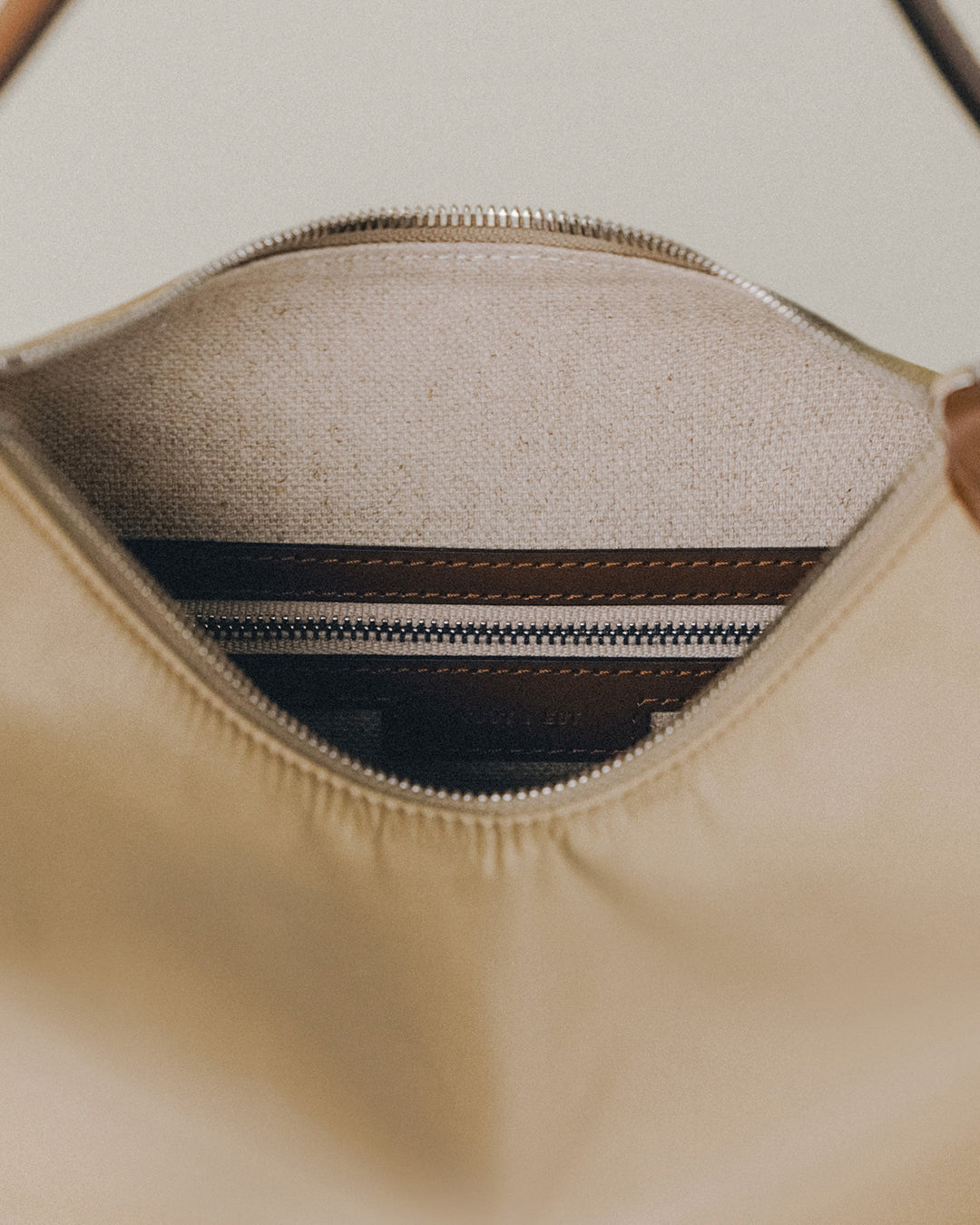 SAC CANOT TOILE SMALL BEIGE