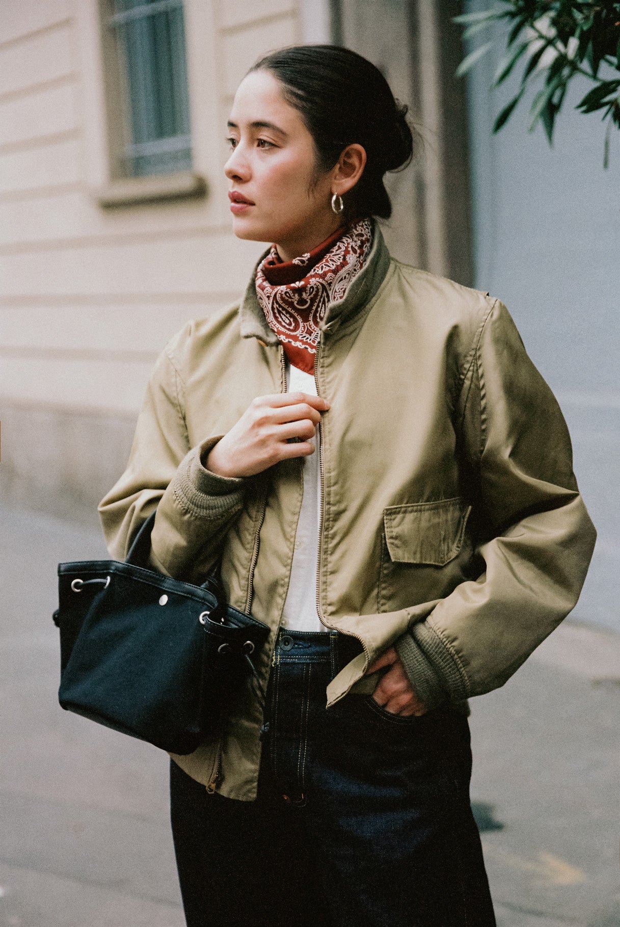 SAC COQUILLE MINI BLACK