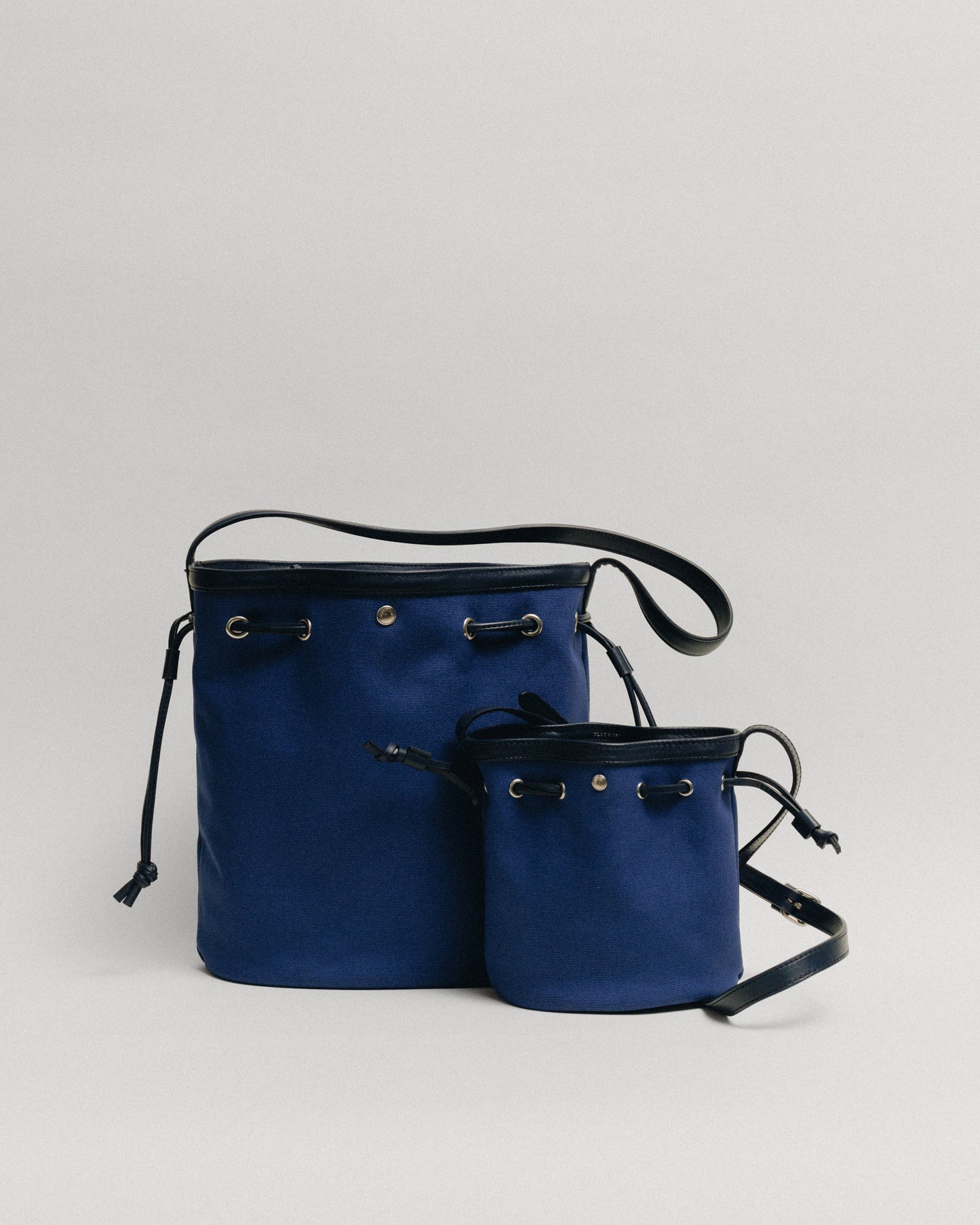 SAC COQUILLE BUCKET MINI BLUE