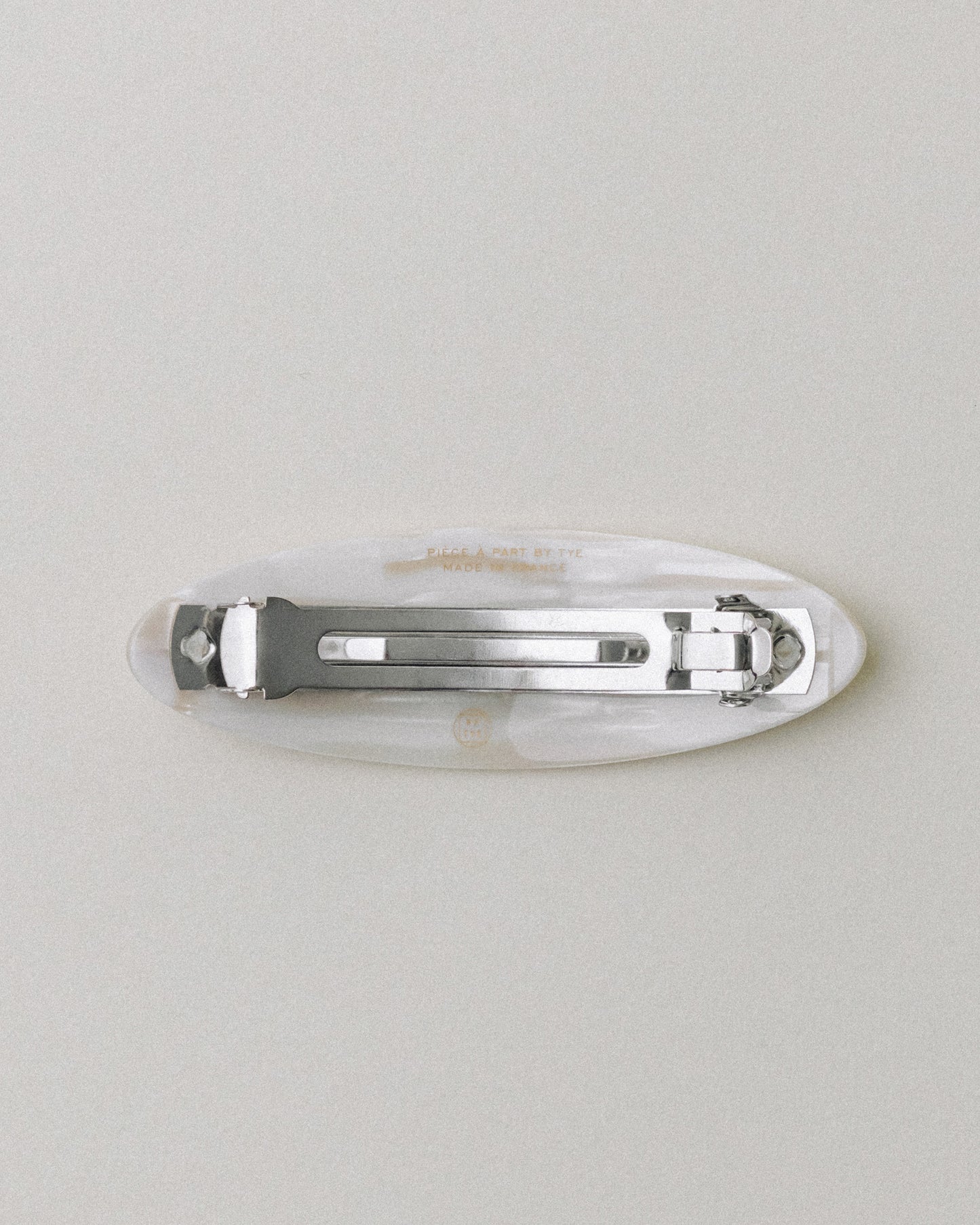 BARRETTE OVALE IVORY