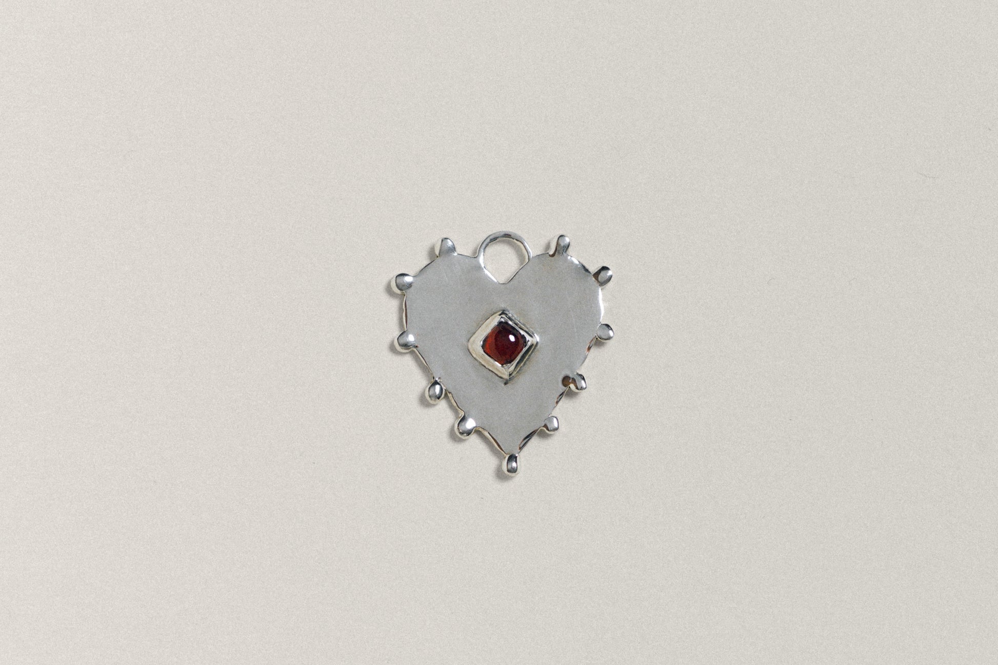 EARRINGS CŒUR & PERLE