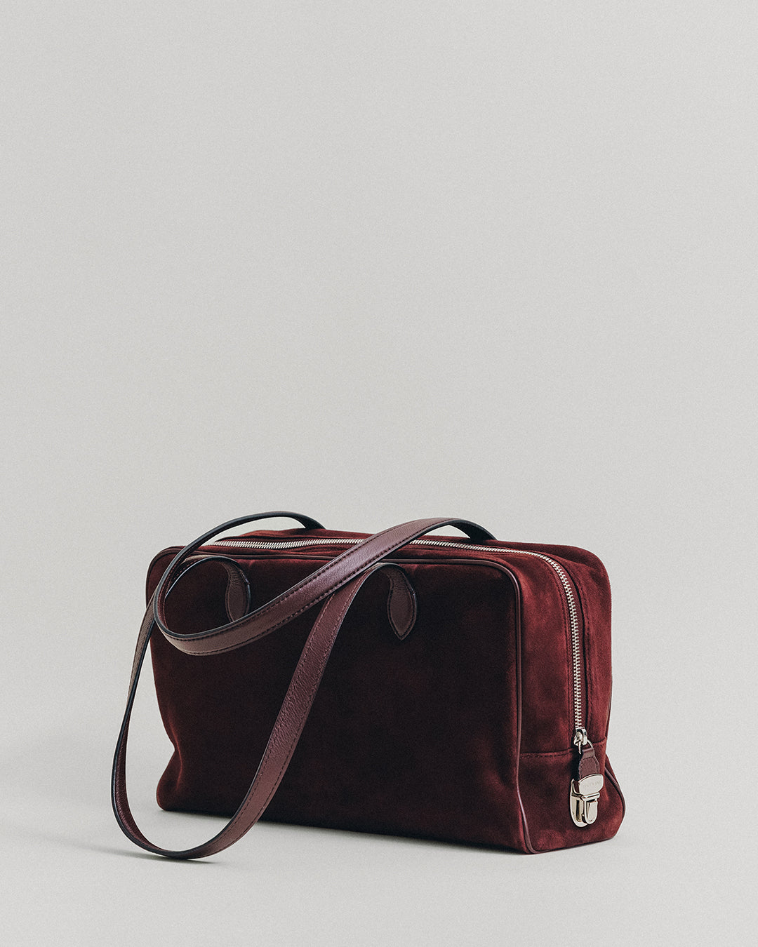 SAC LOQUET SUEDE BURGUNDY