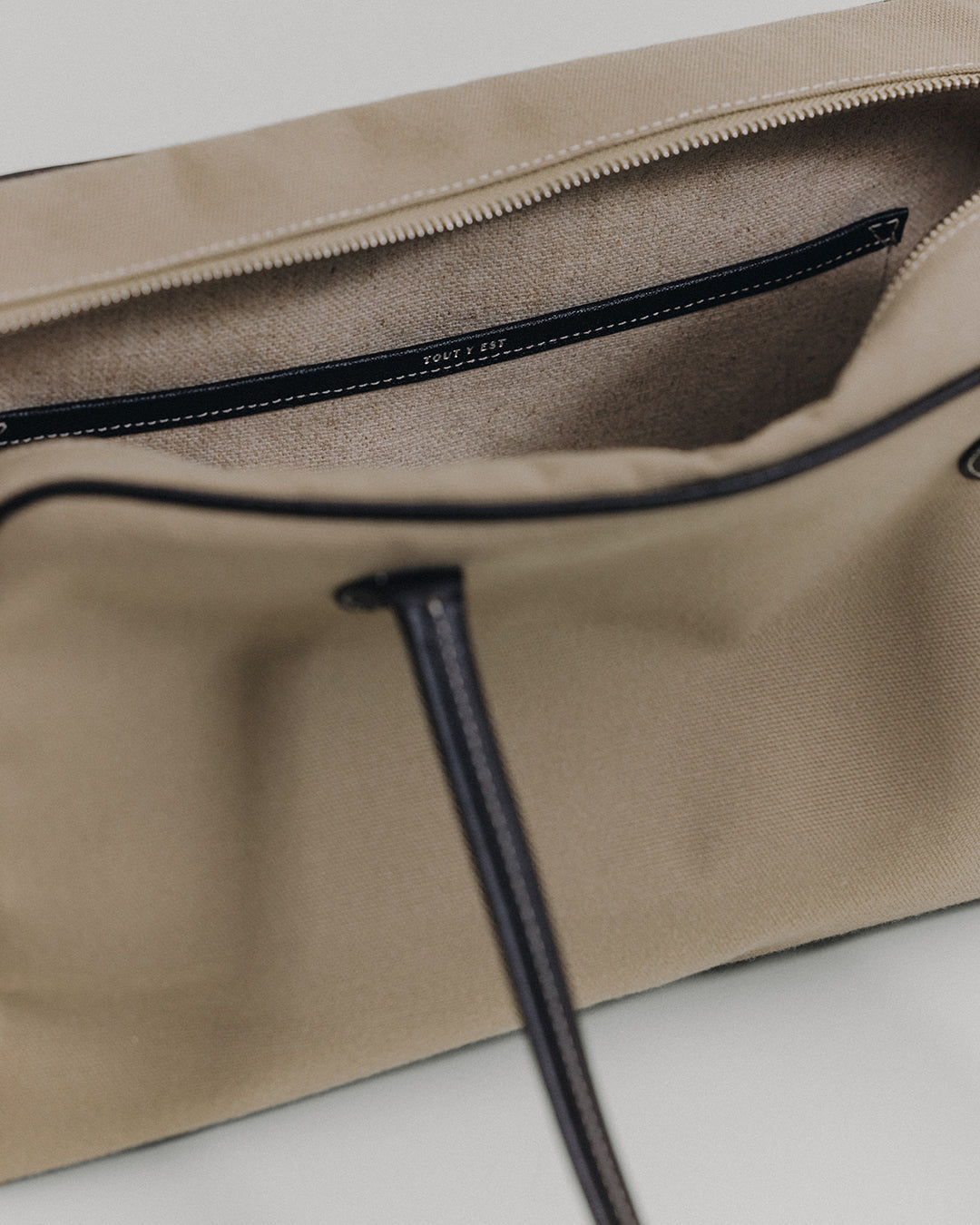SAC LOQUET TOILE BEIGE
