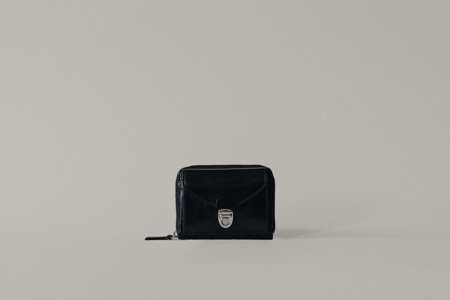 PORTE CARTES LOQUET ZIPPÉ BLACK
