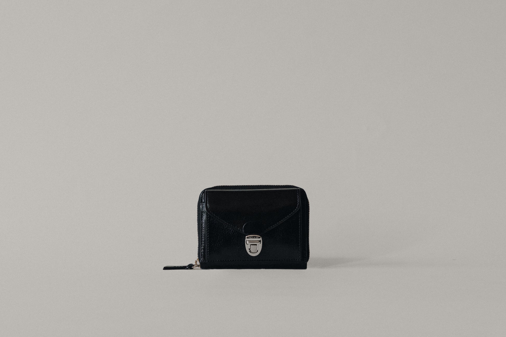 PORTE CARTES LOQUET ZIPPÉ BLACK