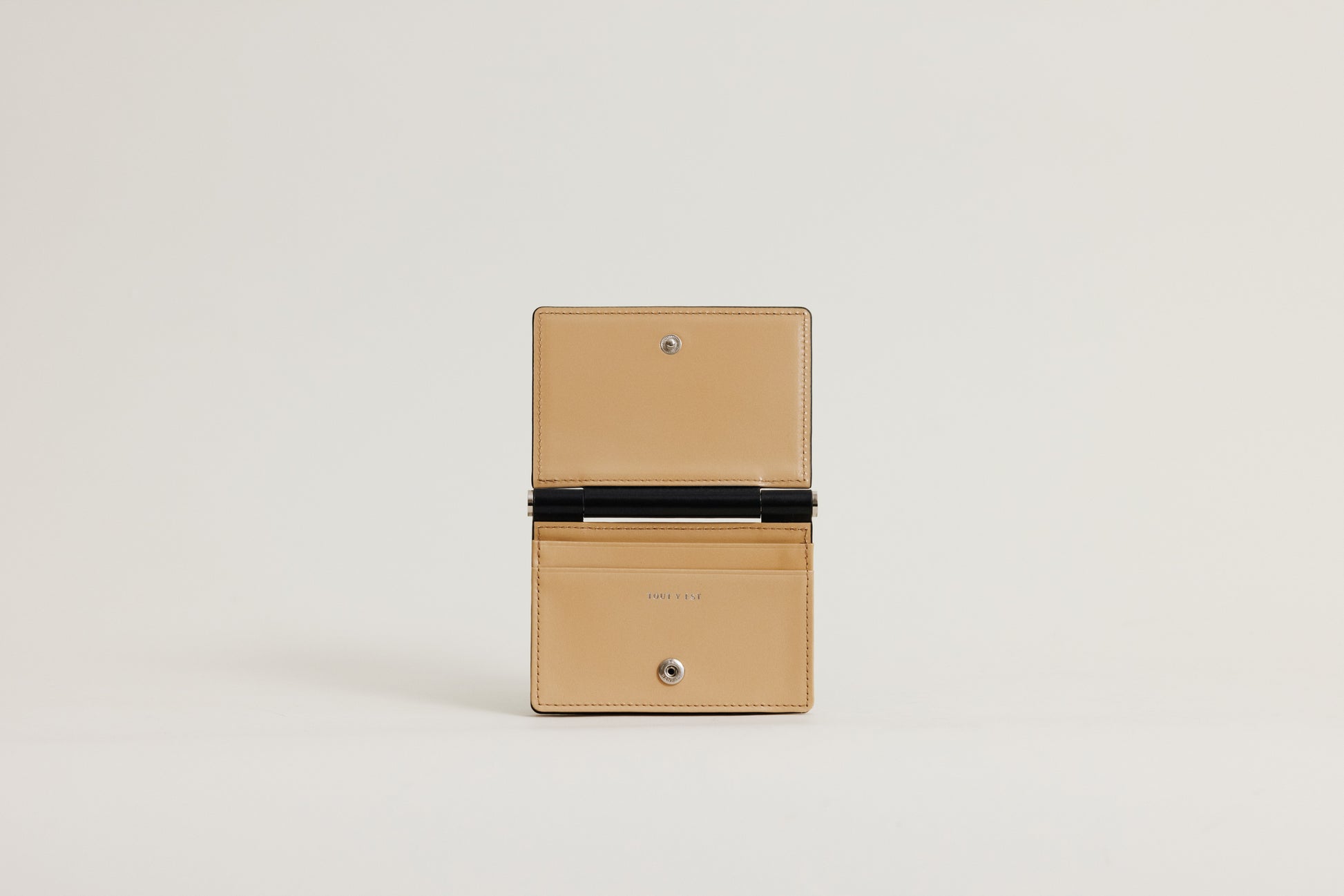 PORTE CARTES DE VISITE PAUMELLE BLACK / NATURAL