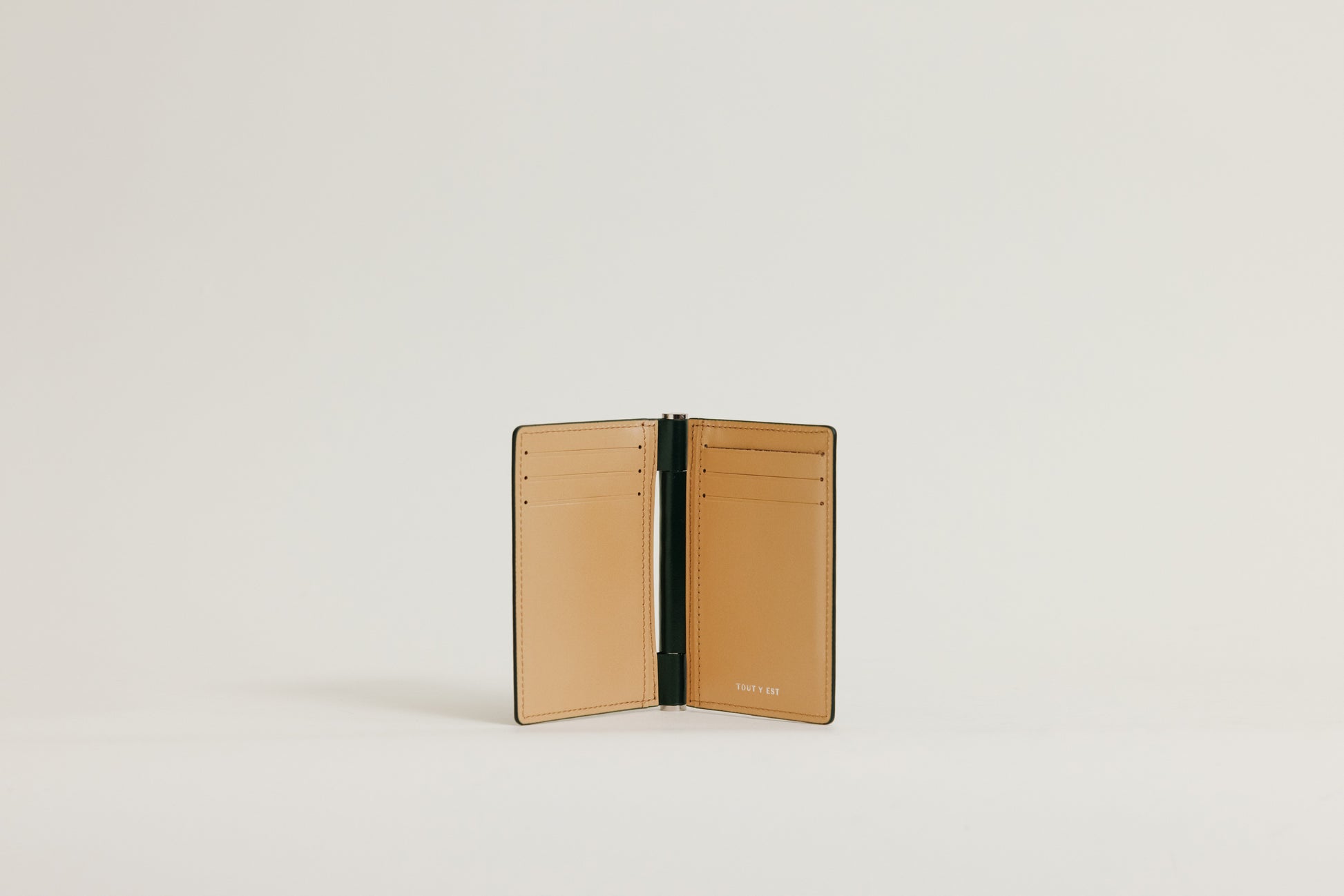 PORTE CARTES PAUMELLE GREEN / NATURAL