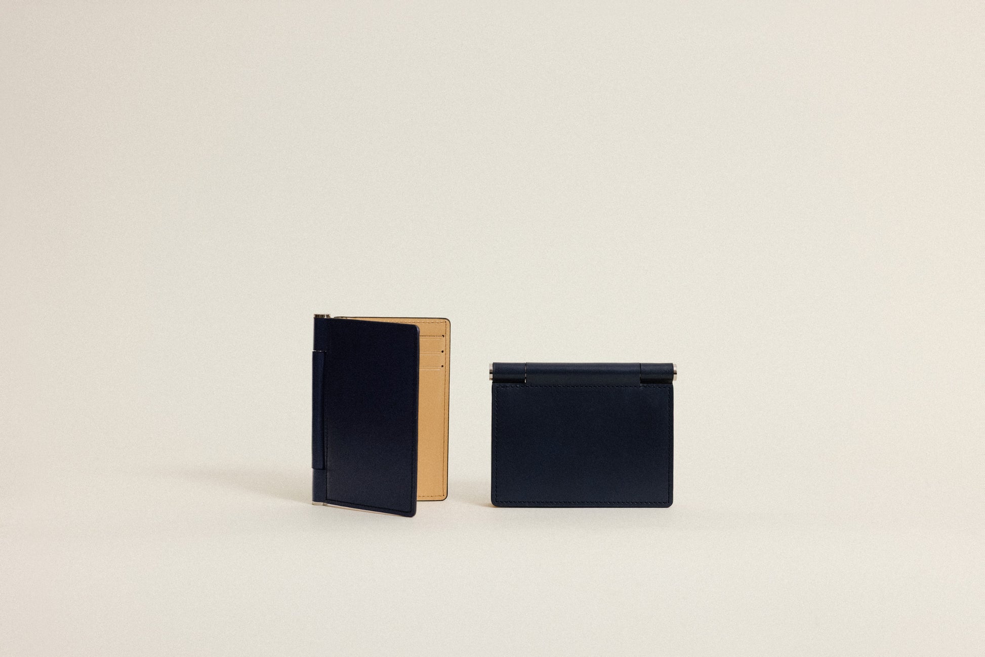 PORTE CARTES DE VISITE PAUMELLE NAVY / NATURAL