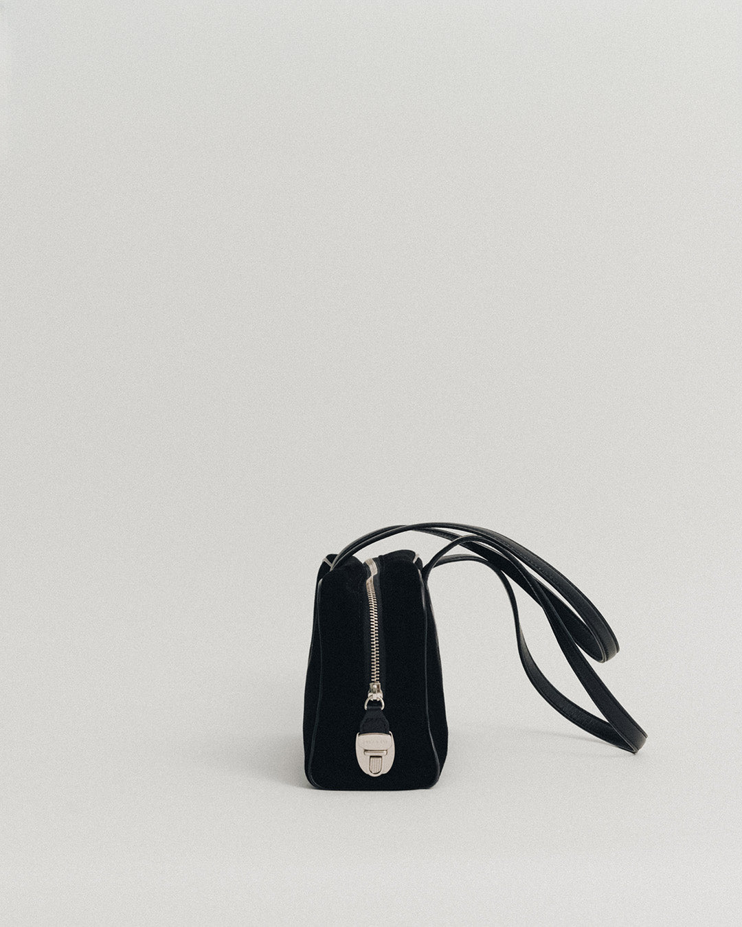 SAC LOQUET SMALL SUEDE BLACK