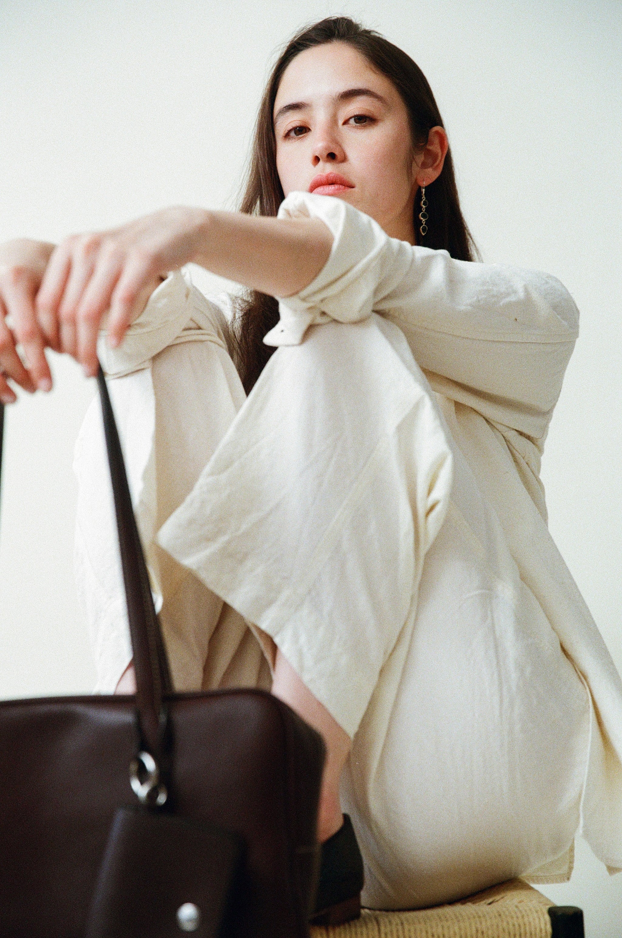 tout y est sac loquet suede brown ロケバッグ SAC LOQUET SOFT BROWN