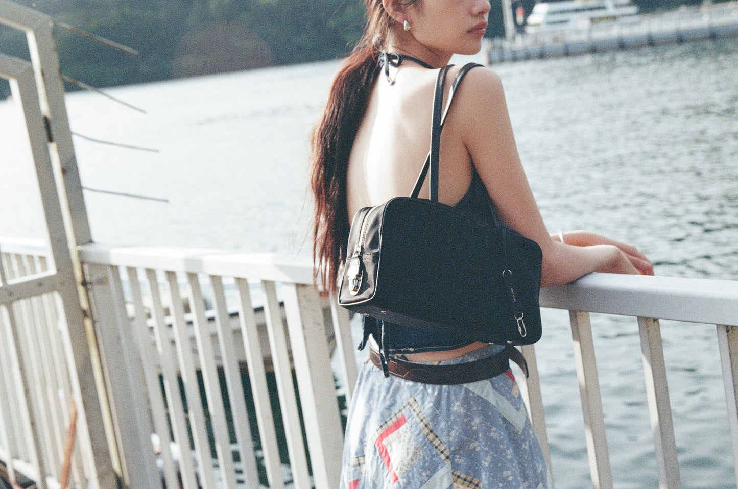 SAC LOQUET NYLON SMALL BLACK