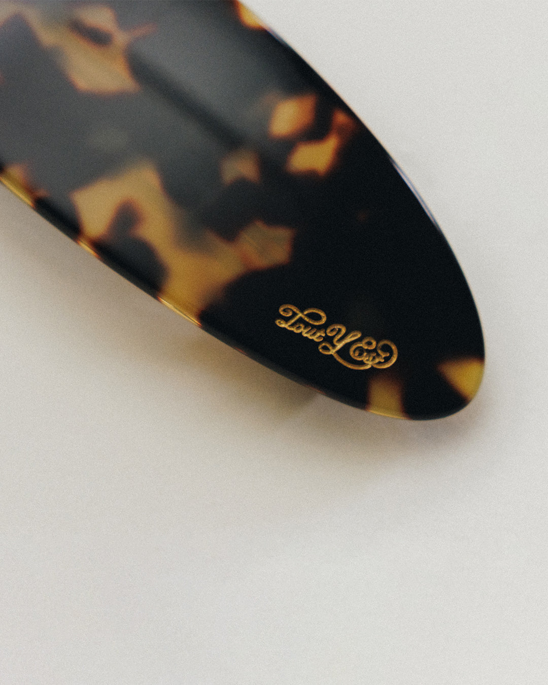 BARRETTE OVALE LEOPARD