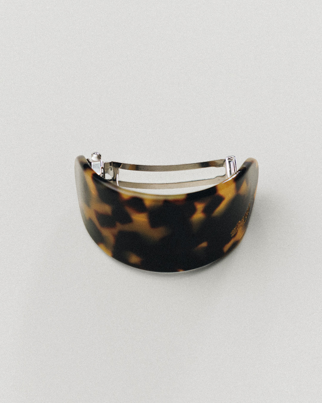BARRETTE DEMI-LUNE LEOPARD