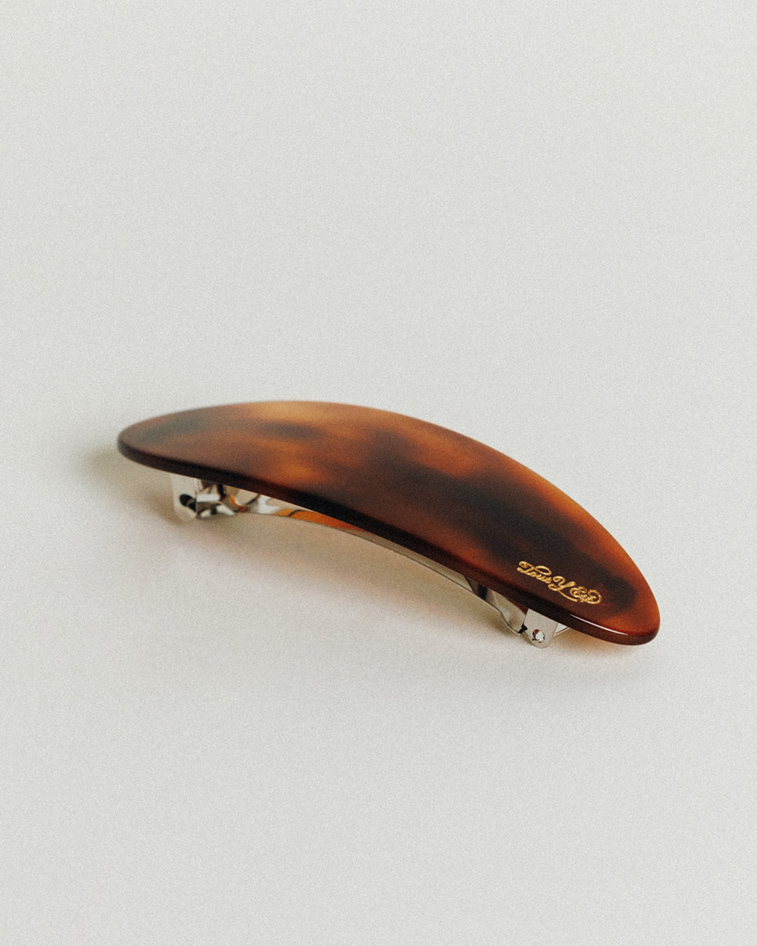 BARRETTE OVALE BROWN