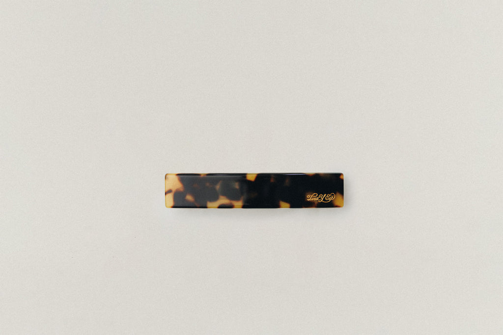 BARRETTE CARRÉE LEOPARD