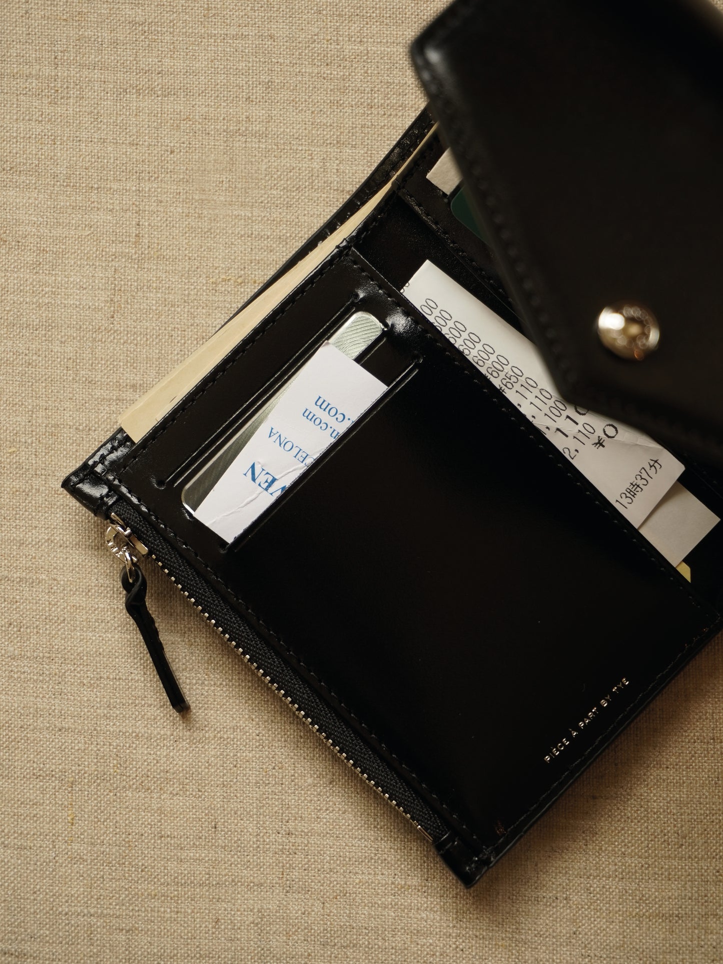 PORTEFEUILLE SNAP BLACK