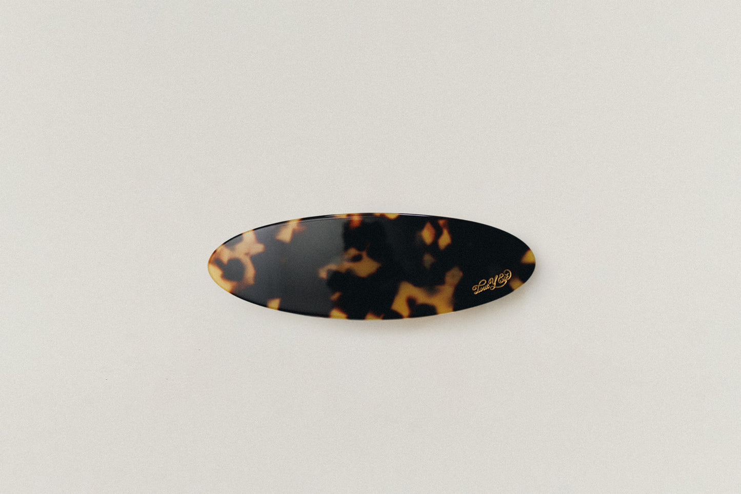 BARRETTE OVALE LEOPARD