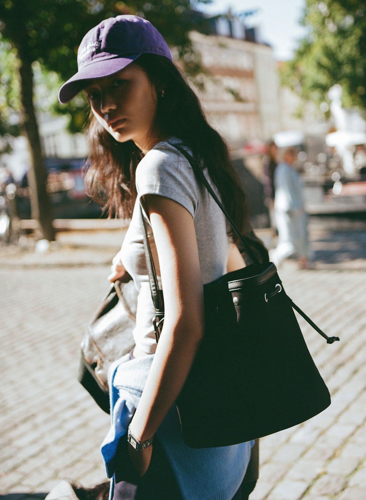 SAC COQUILLE BUCKET BLACK