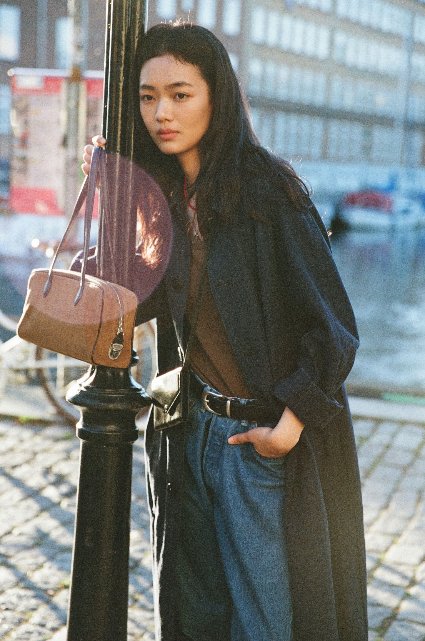 SAC LOQUET SMALL SUEDE BROWN