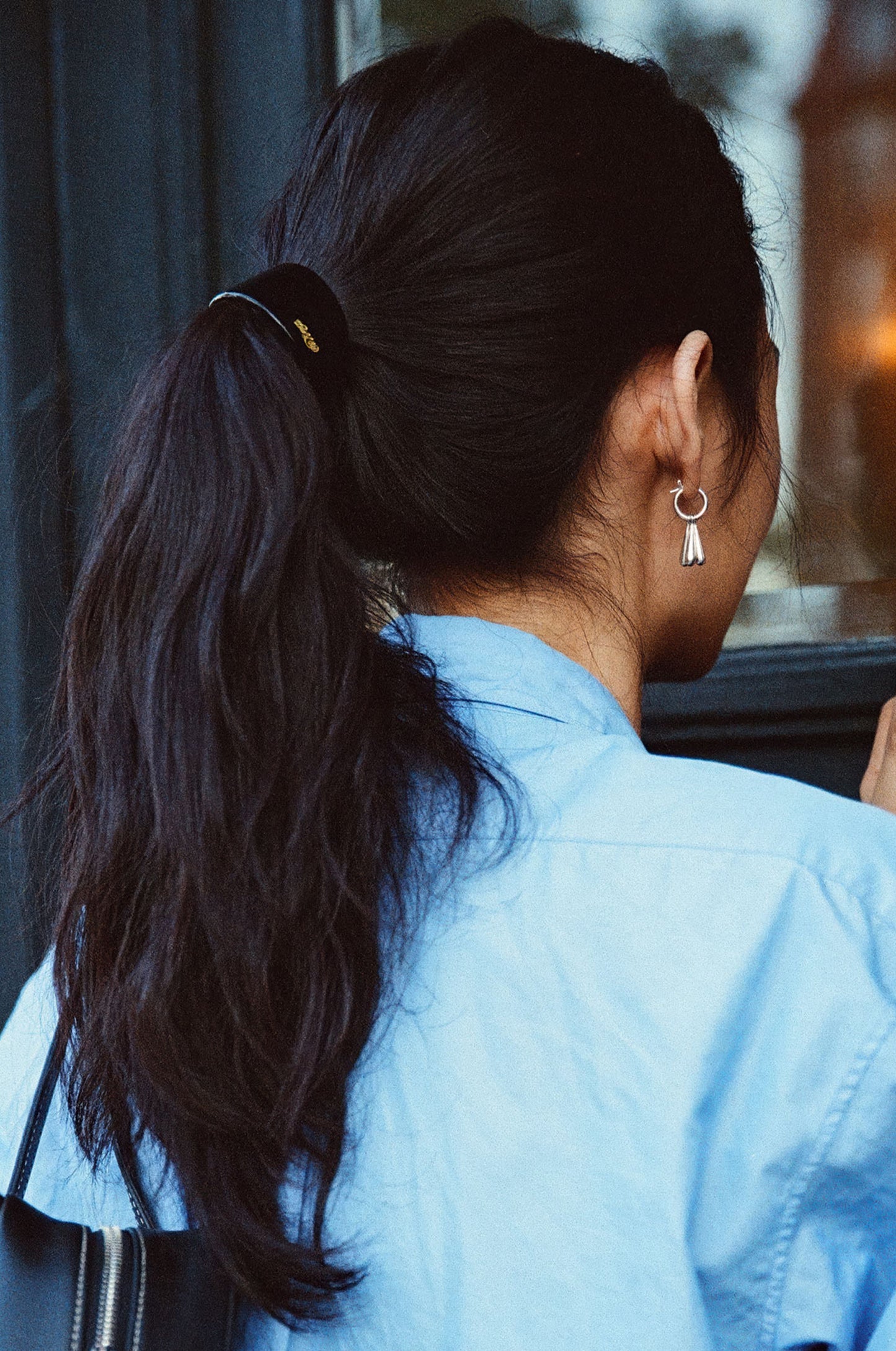 BARRETTE DEMI-LUNE BLACK