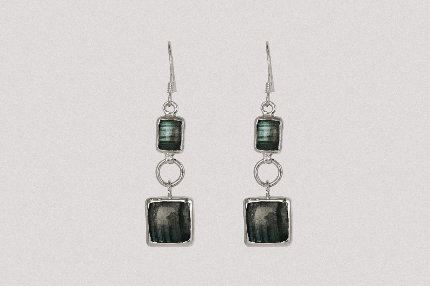 EARRINGS DOUBLE CARRÉ