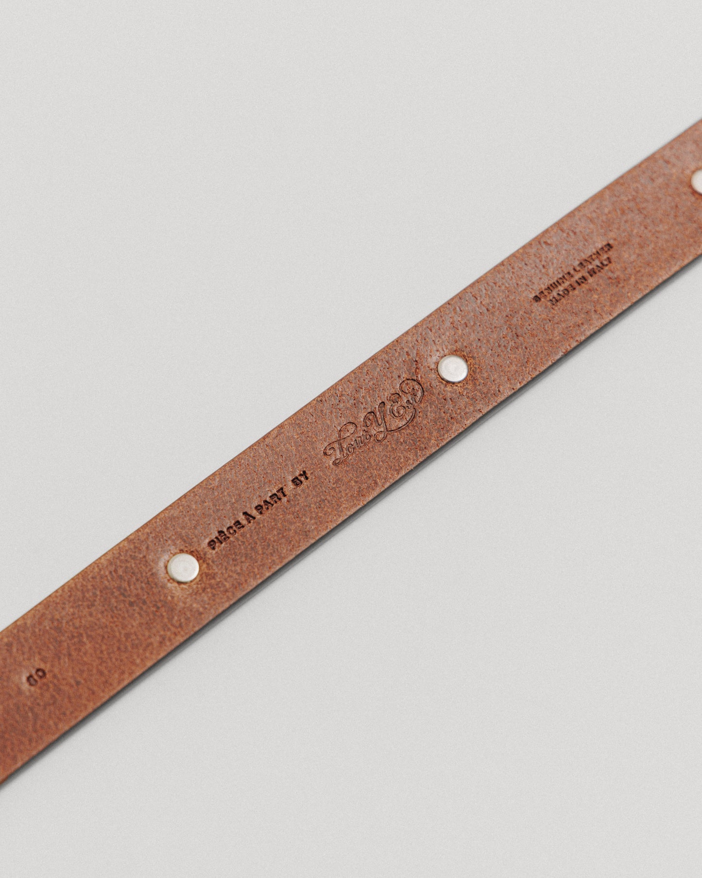 CEINTURE CLOUTÉE TAN