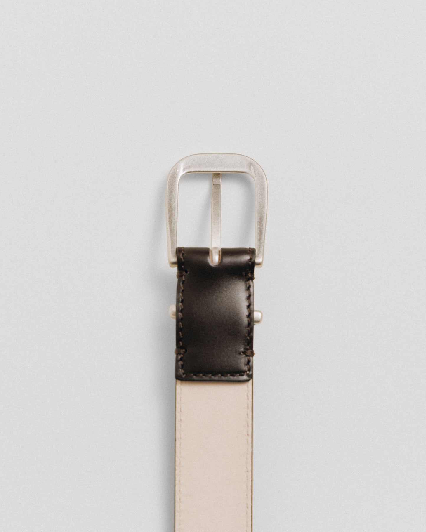 CEINTURE LISSE BROWN