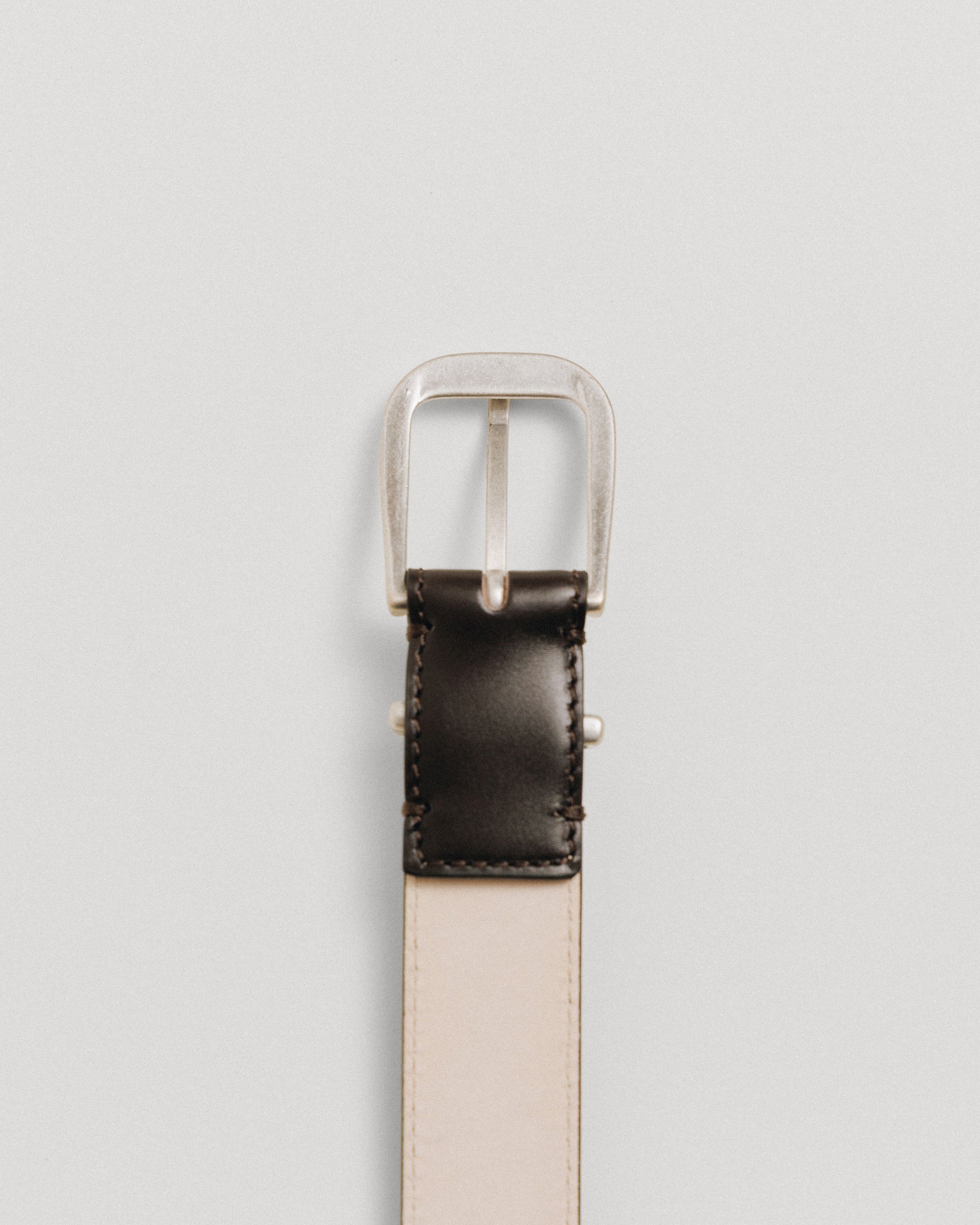 CEINTURE LISSE BROWN