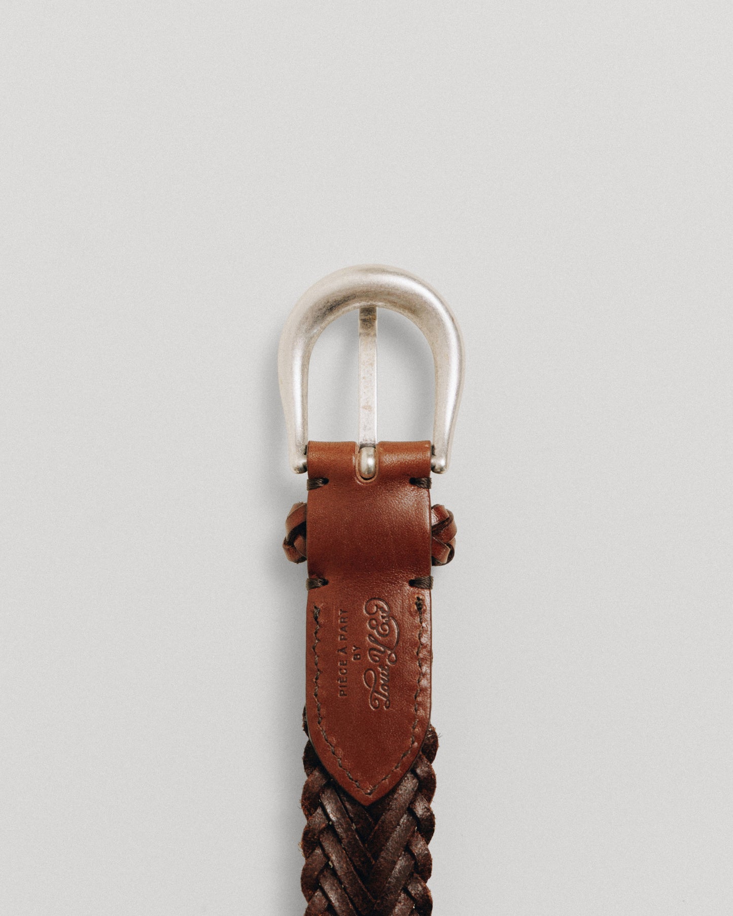 CEINTURE TRESSÉE BROWN
