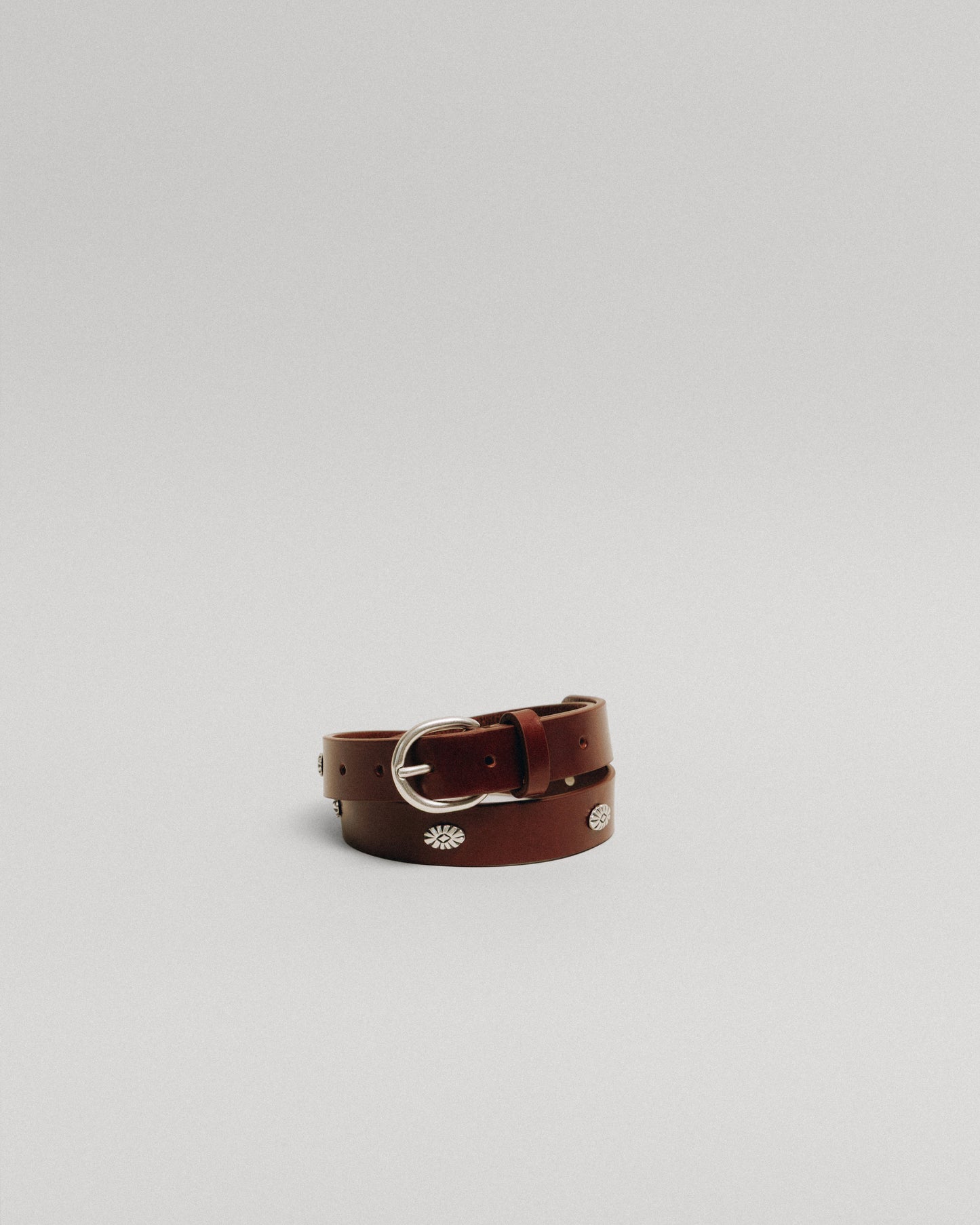 CEINTURE CLOUTÉE TAN