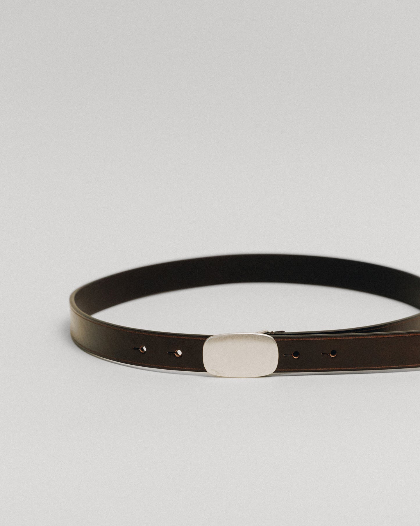 CEINTURE PLAQUE BROWN
