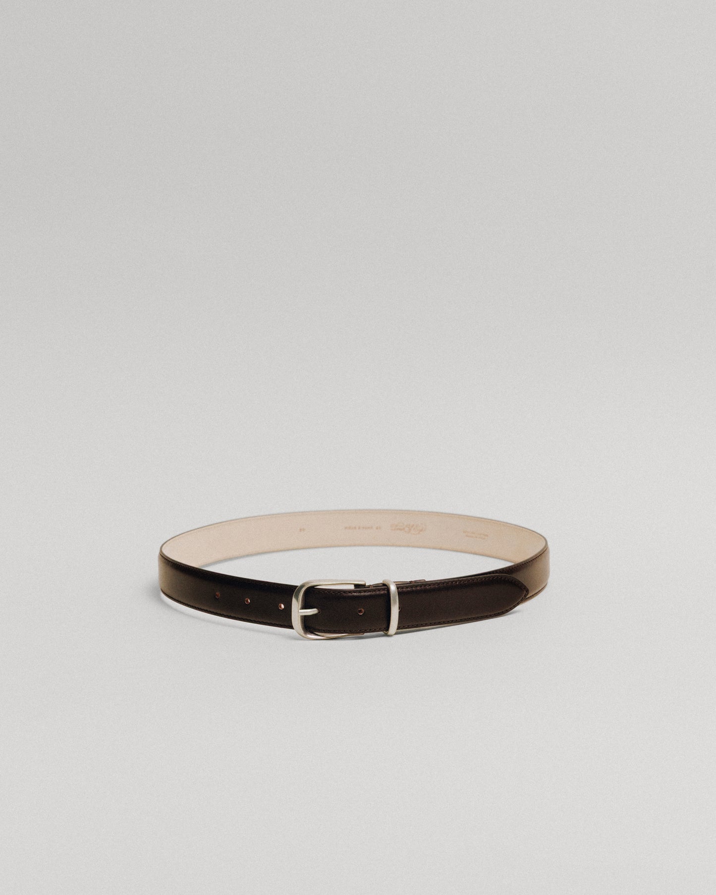 CEINTURE LISSE BROWN