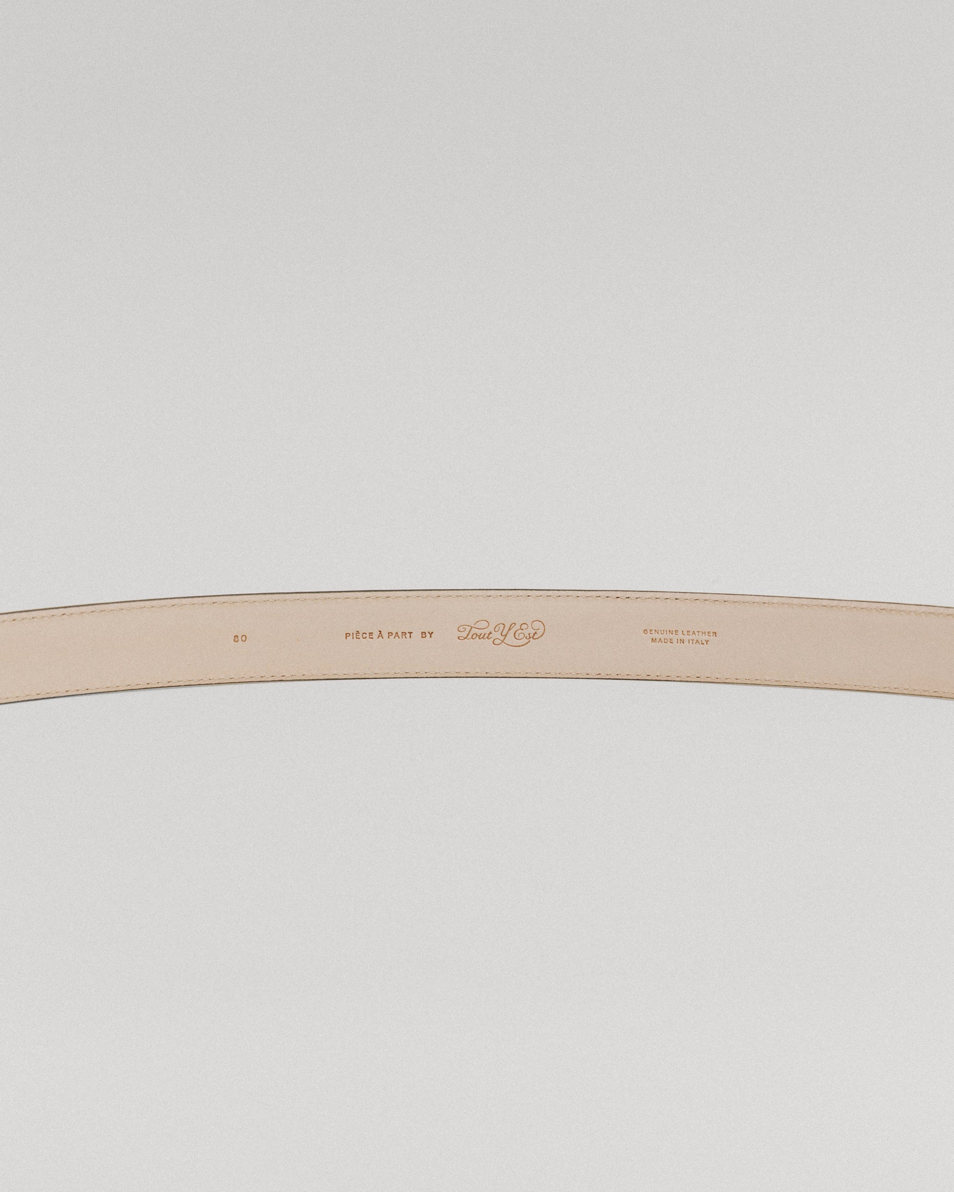 CEINTURE LISSE BROWN