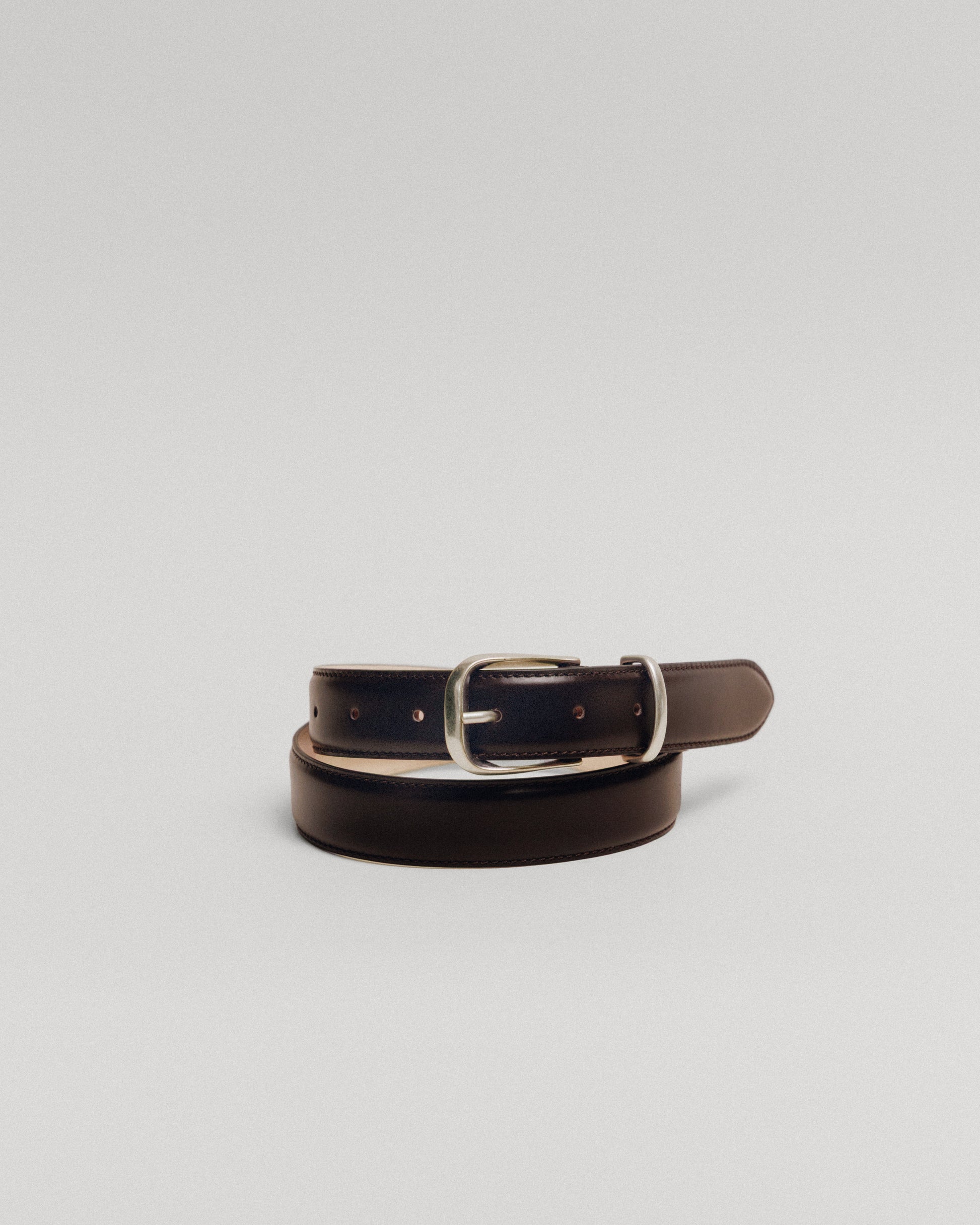 CEINTURE LISSE BROWN
